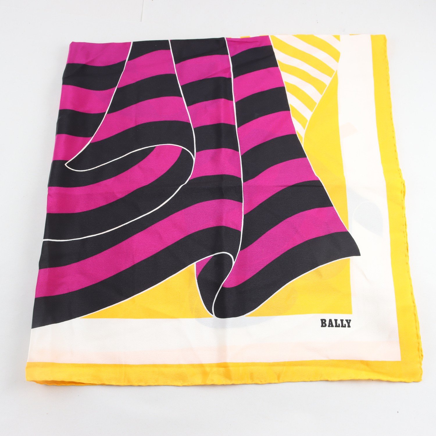 Sjal/scarf Bally, mönstrad