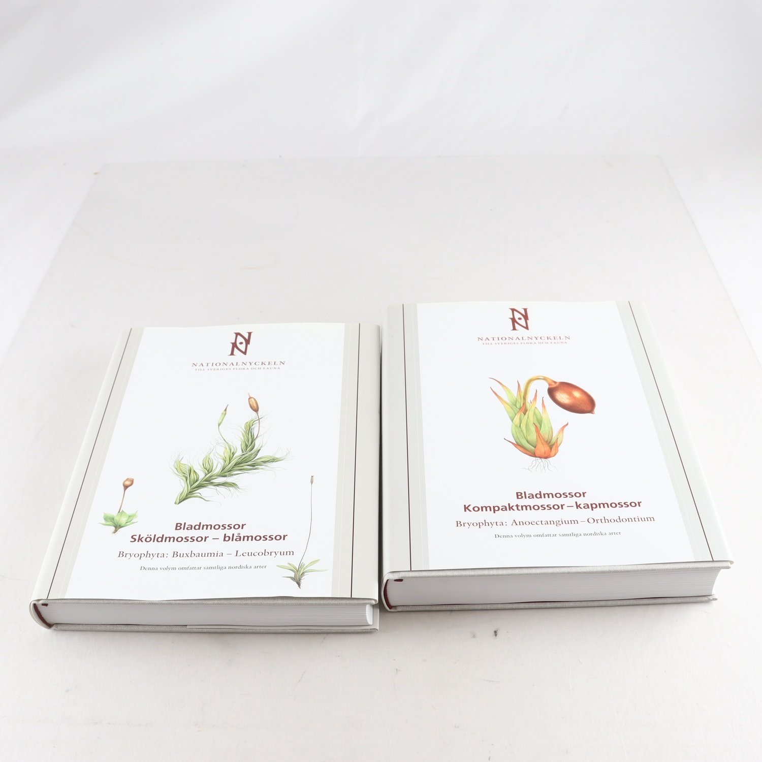 Nationalnyckeln: Bladmossor, 2 vol. Samfraktas ej.
