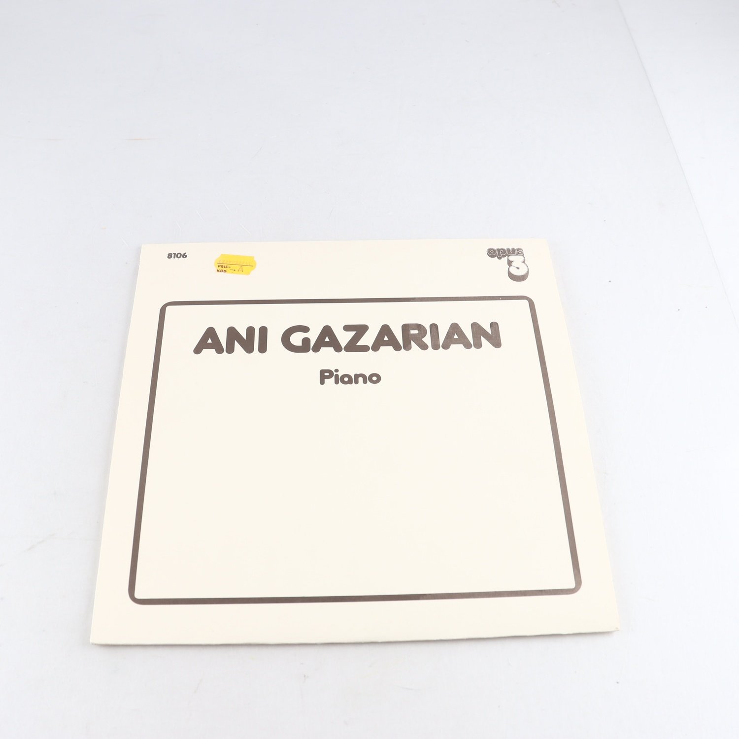 LP, Ani Gazarian, Piano