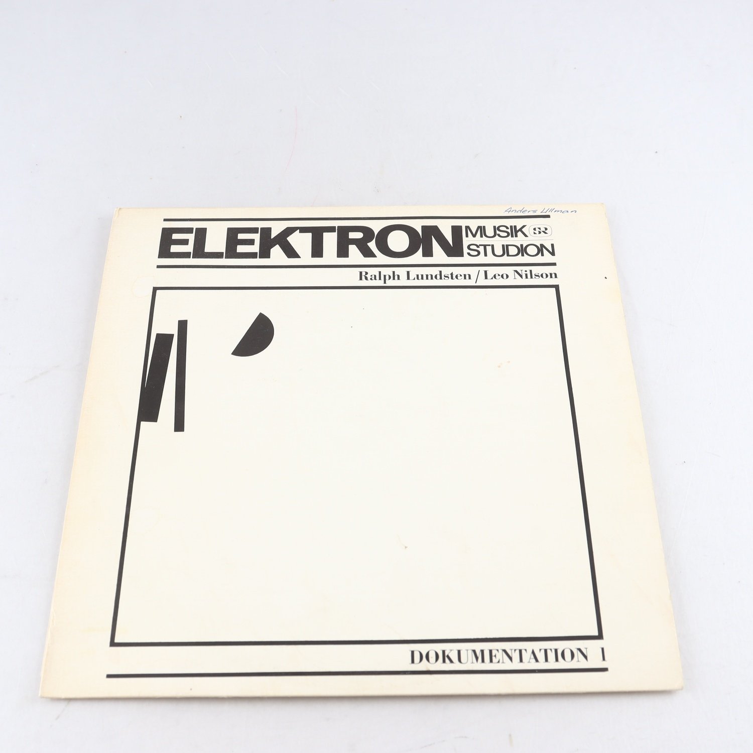 LP, Ralph Lundsten/Leo Nilsson, Elektronmusikstudion Dokumentation 1