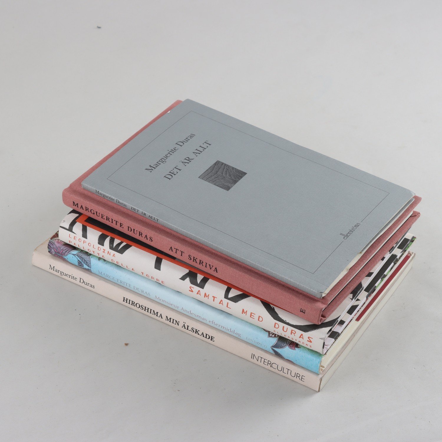 Marguerite Duras, bokpaket med 5 volymer