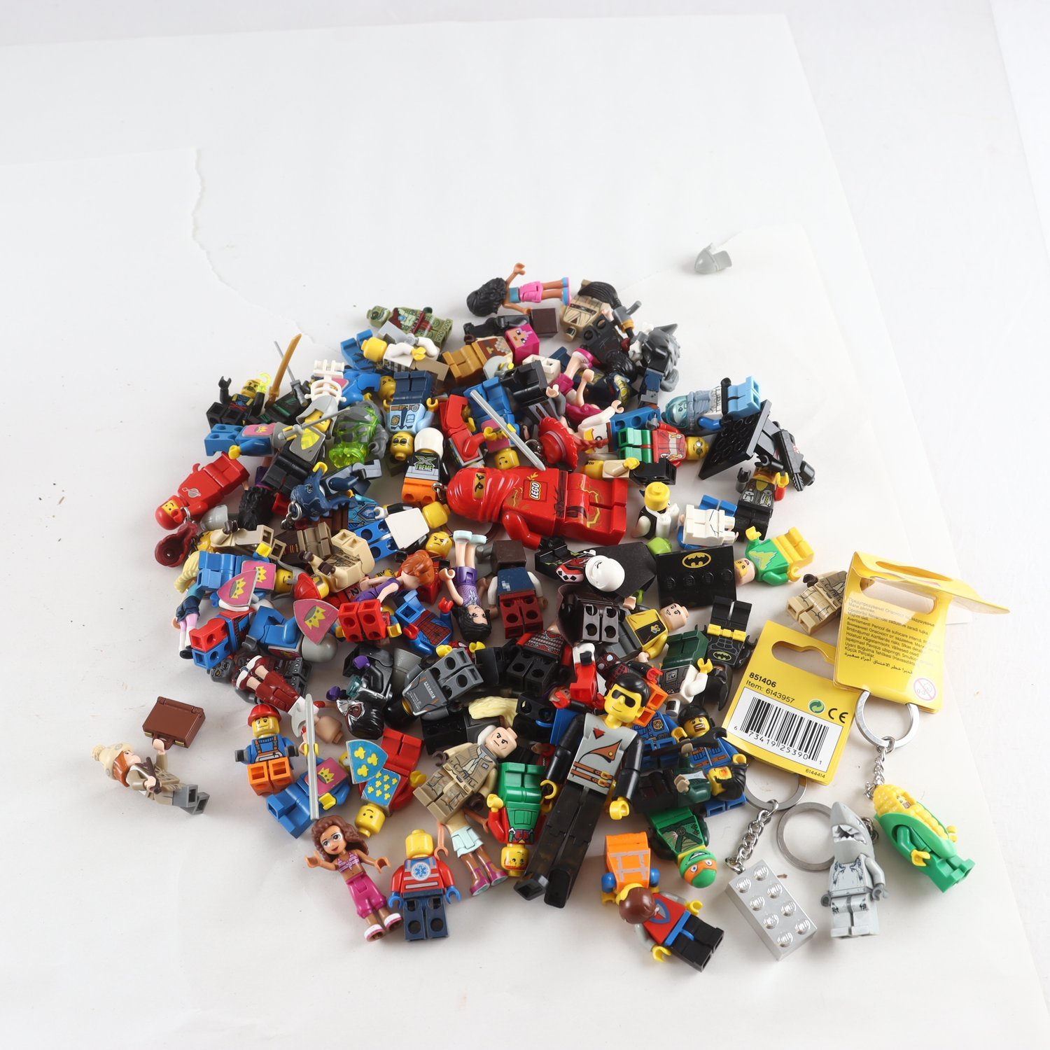 Lego, Lego figurer, blandat.