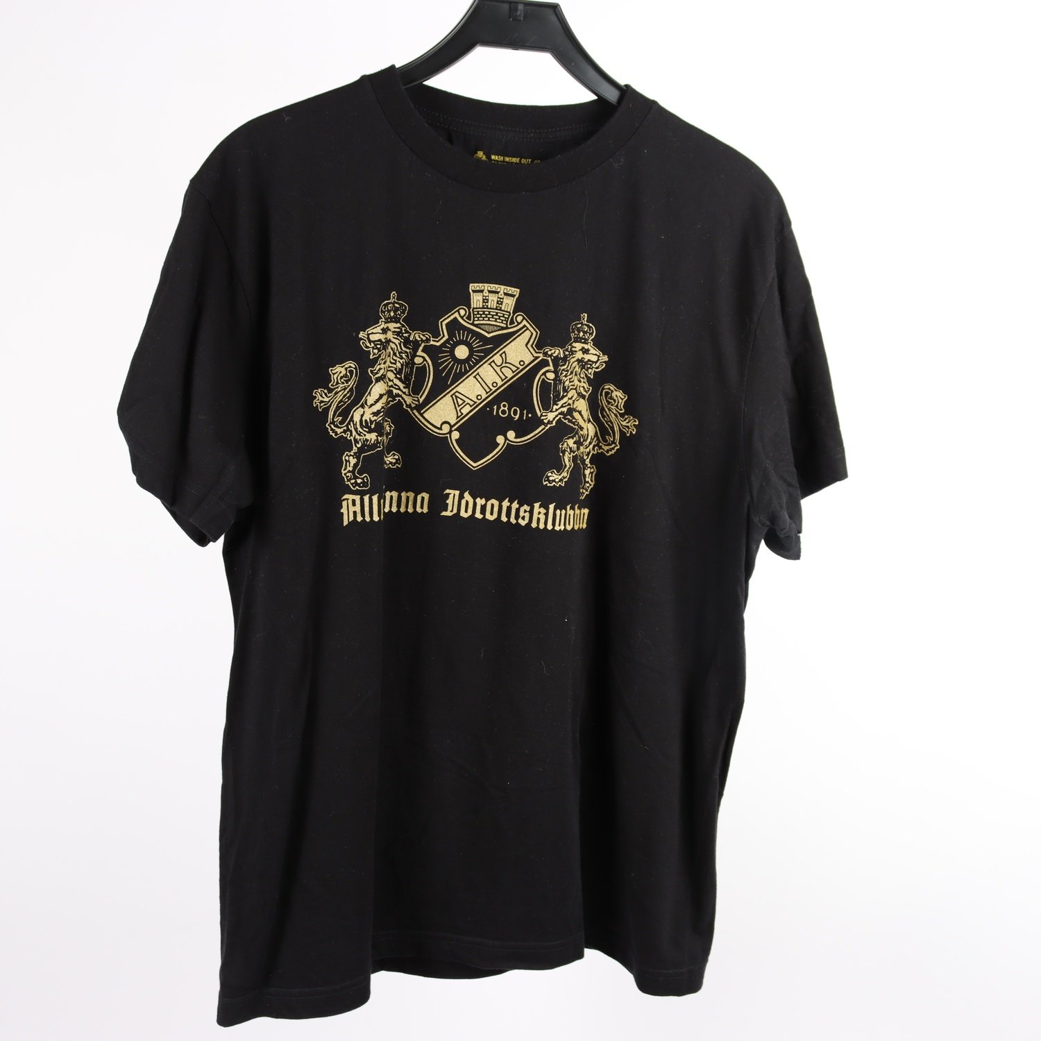T-shirt, AIK Allmänna Idrottsklubben, svart, stl. XL