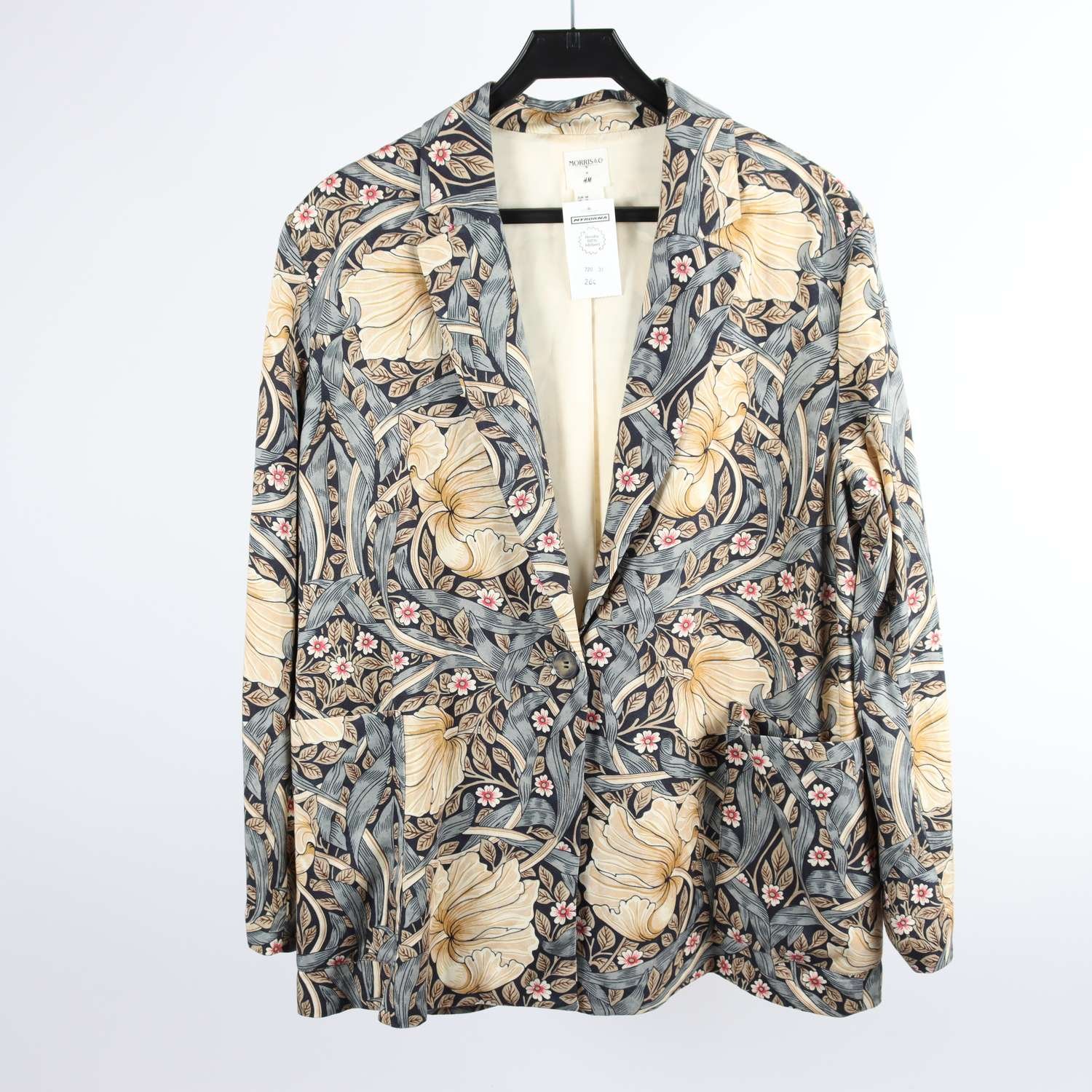 Kavaj, Morris & Co x H&M, mönstrad, stl. 44