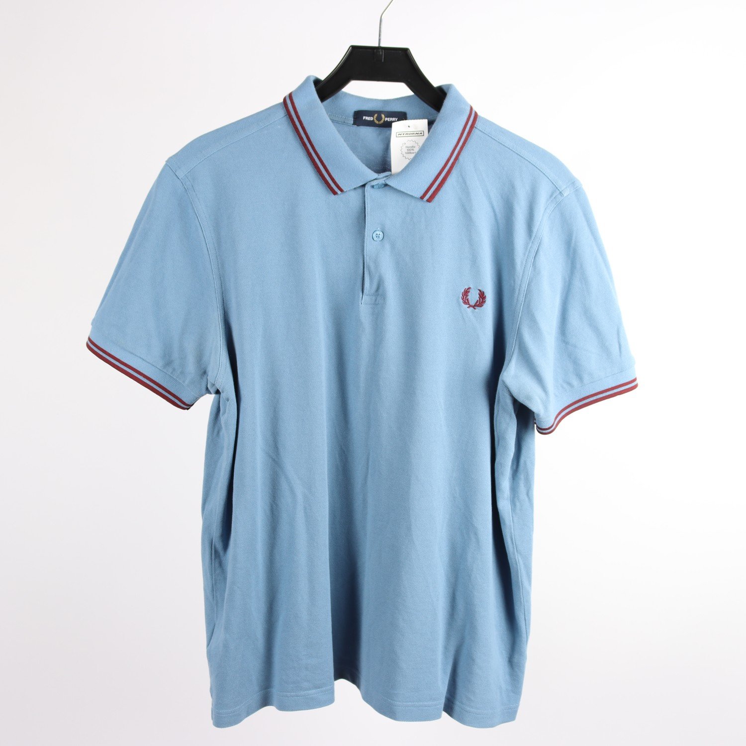 Pikètröja, Fred Perry , blå, stl. L