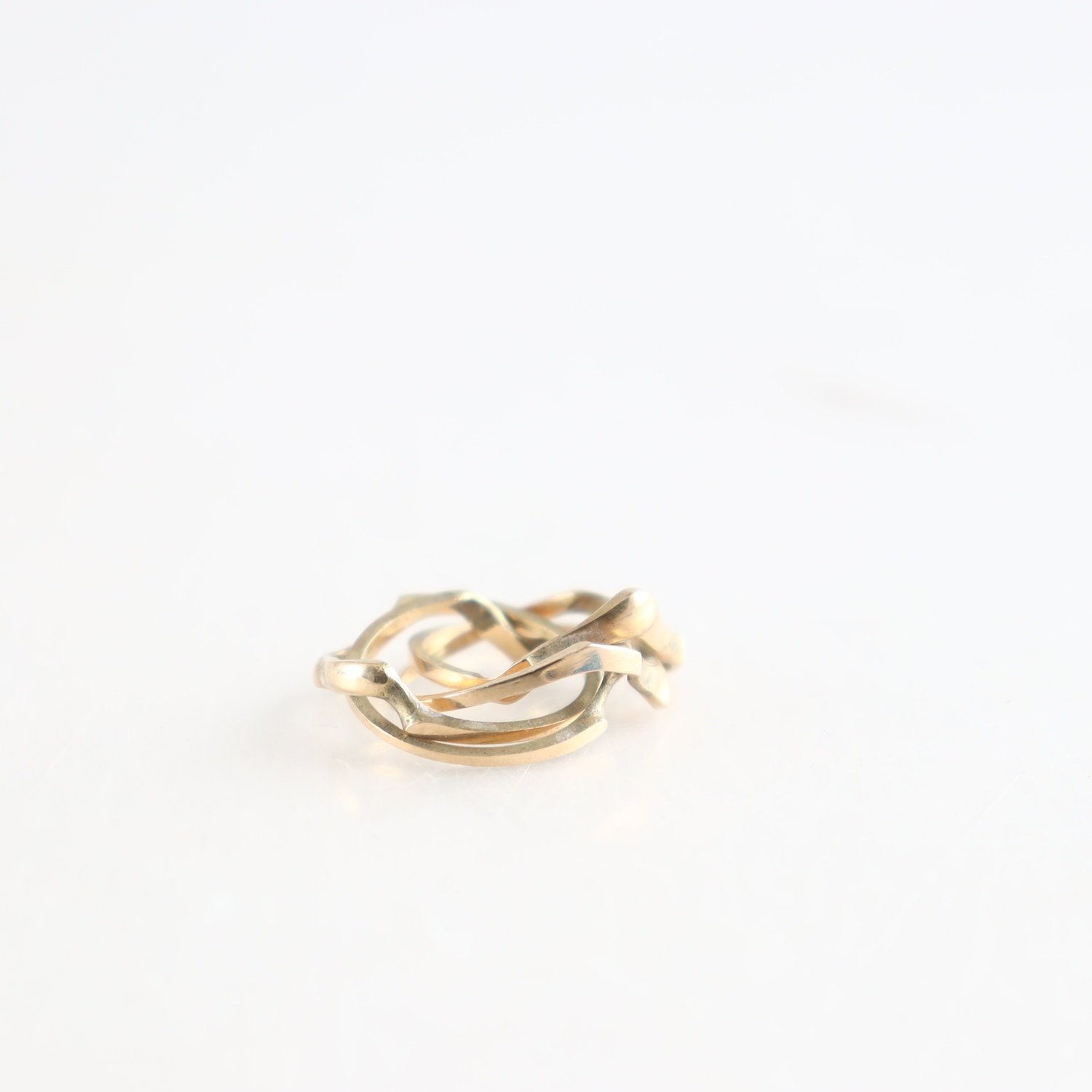 Pusselring, guld, 18 k