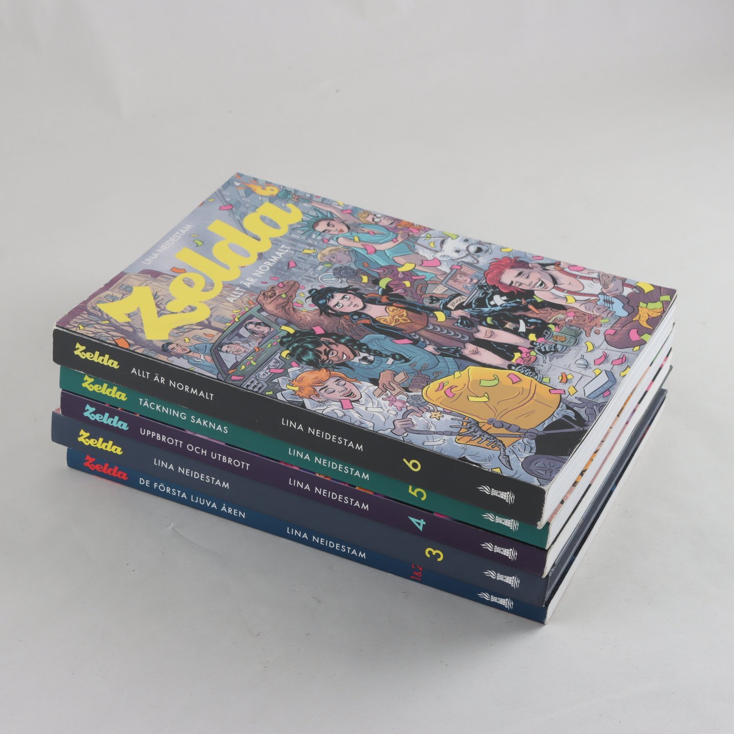 Lina Neidestam, Zelda, Bok 1-2 i urval + Bok 3-6