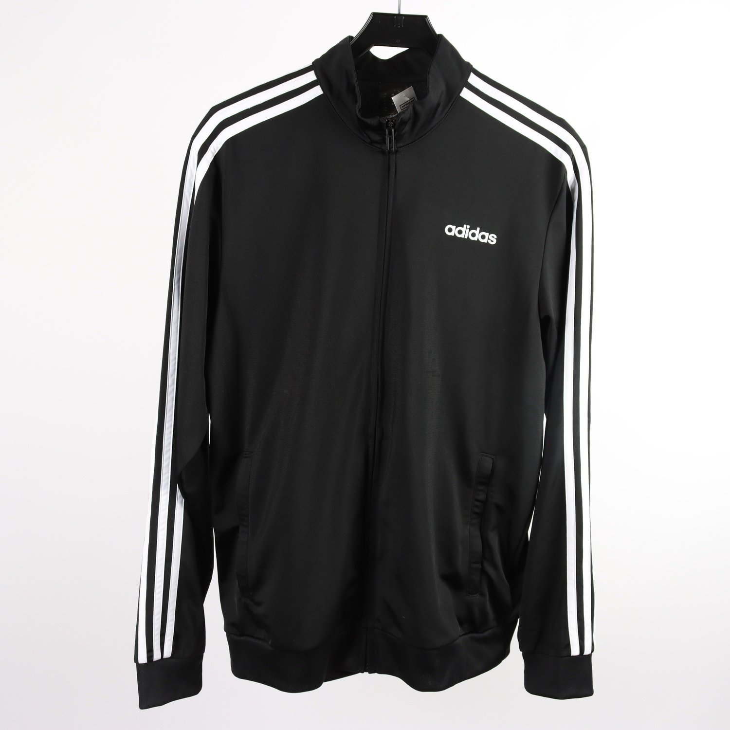 Sportjacka, Adidas, svart, stl. M