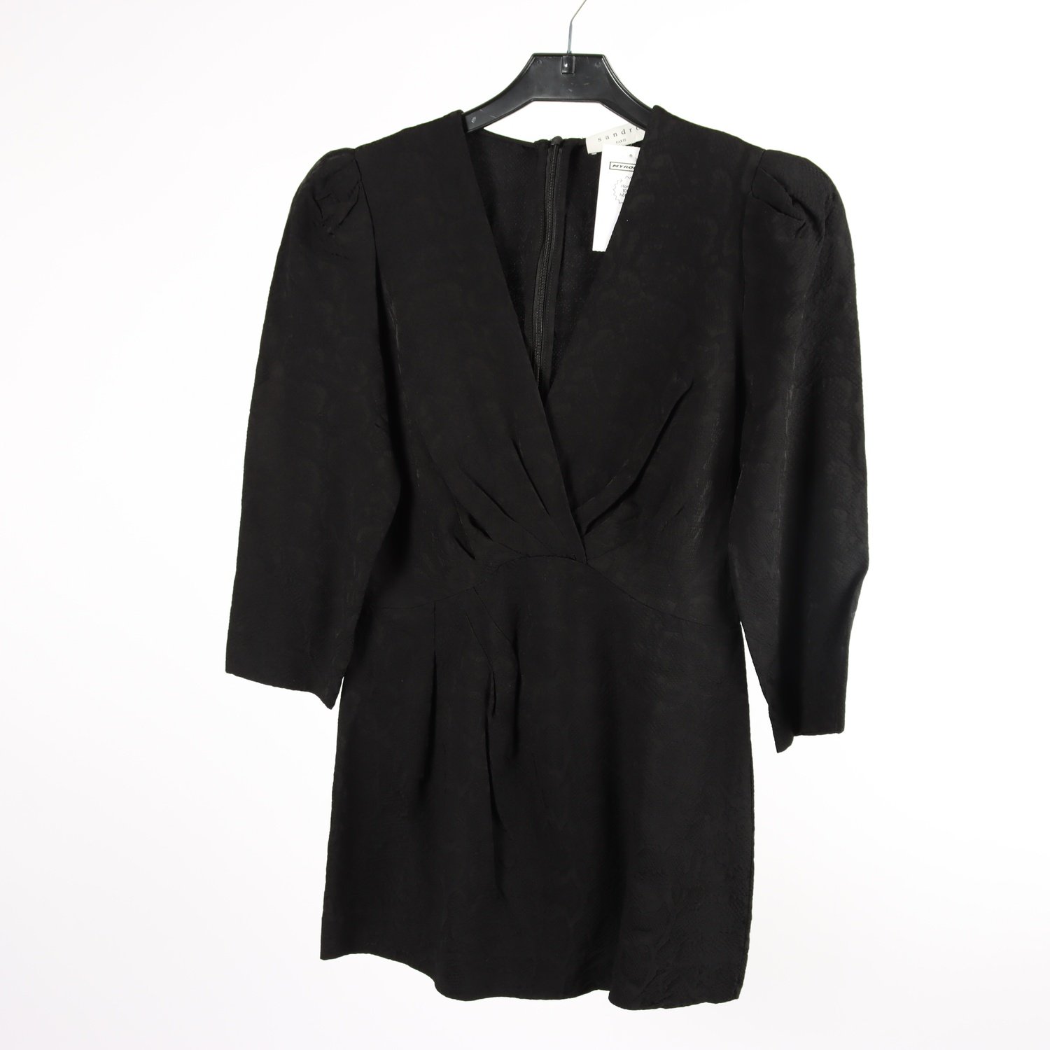 Blus/klänning, Sandro Paris, svart, stl. 34