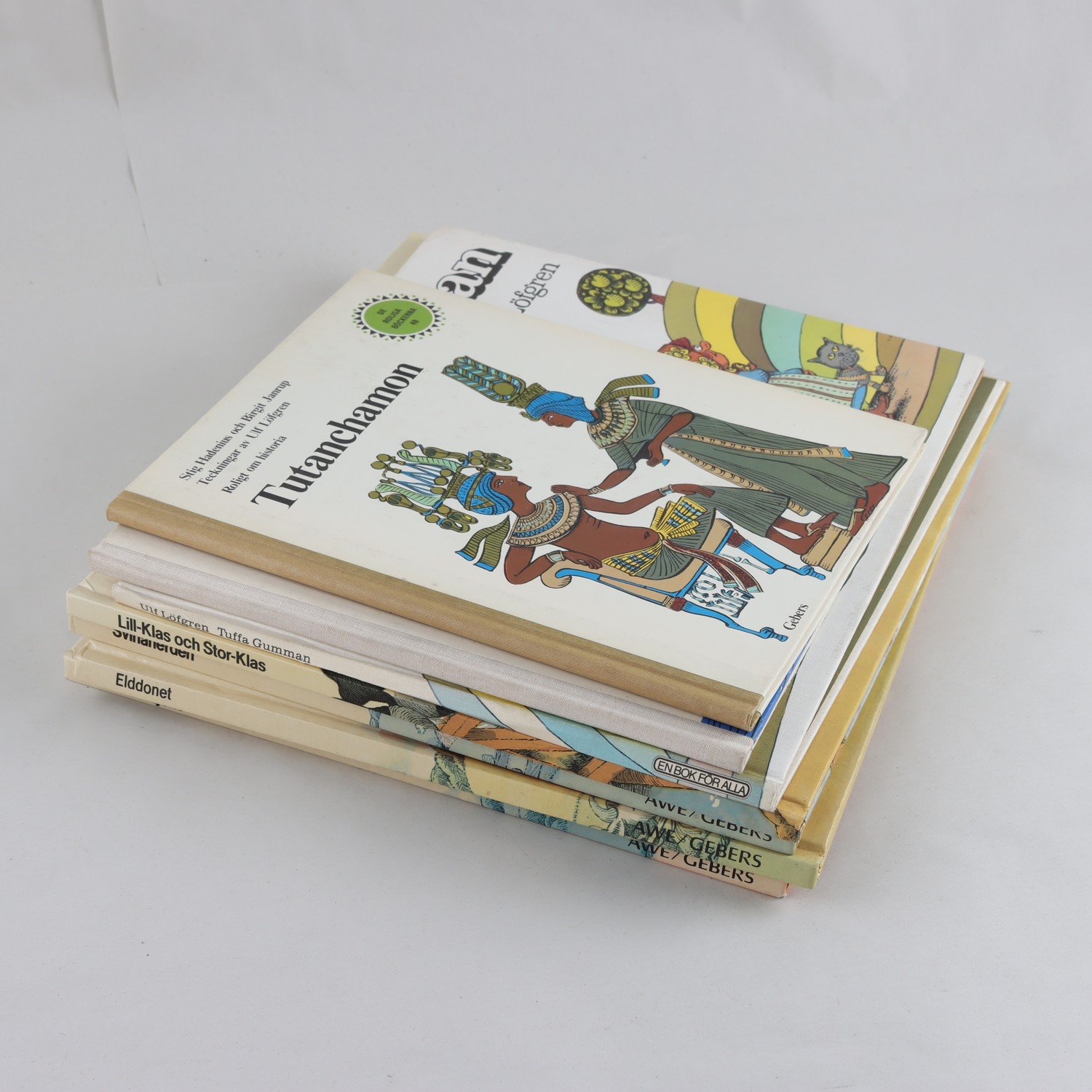 Ulf Löfgren (text och/eller illustrationer), bokpaket med 7 vol.