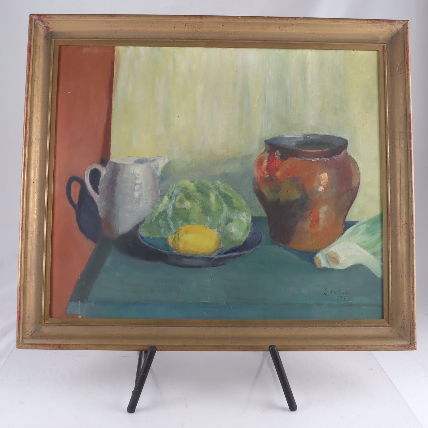 Stillében, olja på pannå, Erik Sköld, (1895-1965), sign. Endast avhämtning.