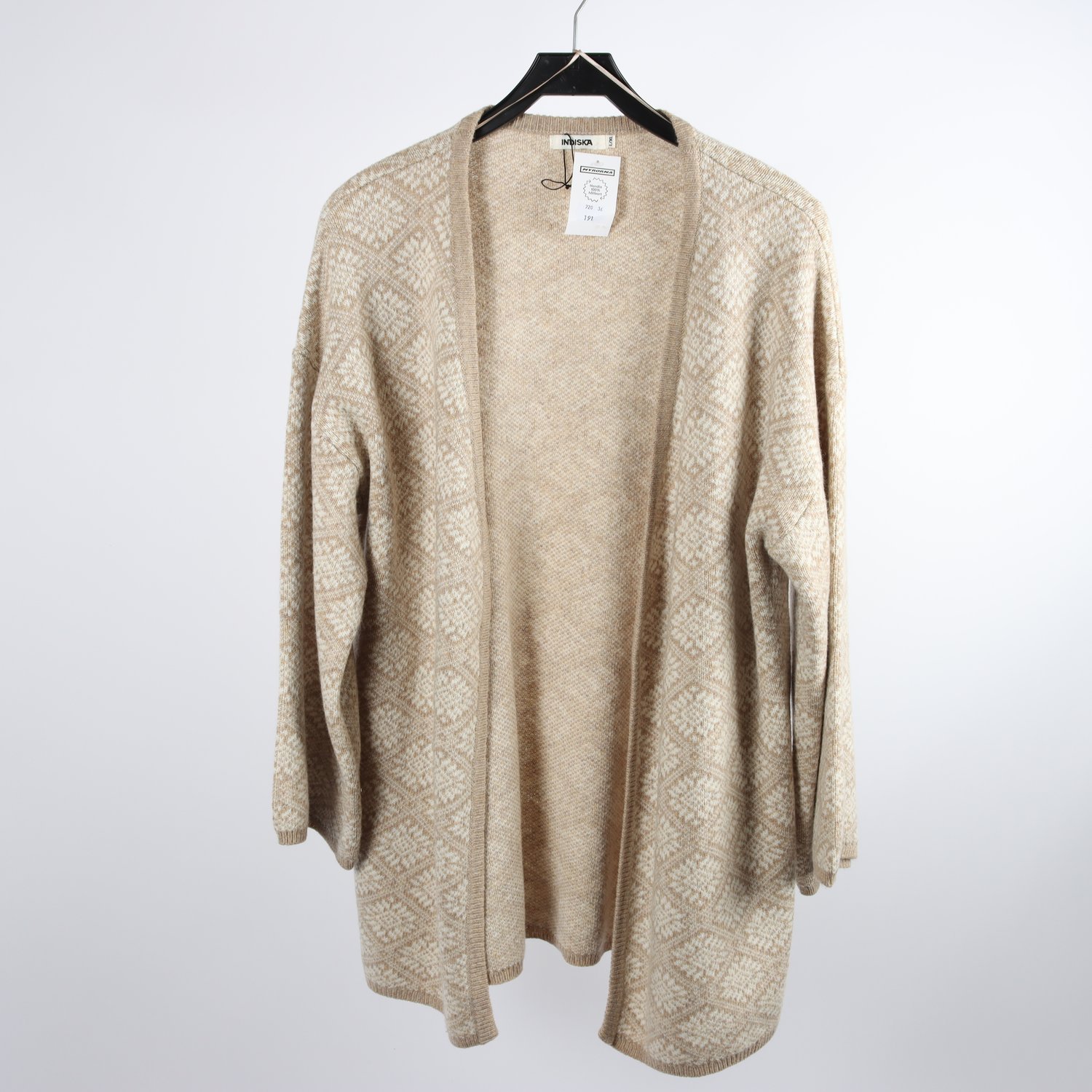 Kofta, Indiska, beige, vit, stl. L/XL