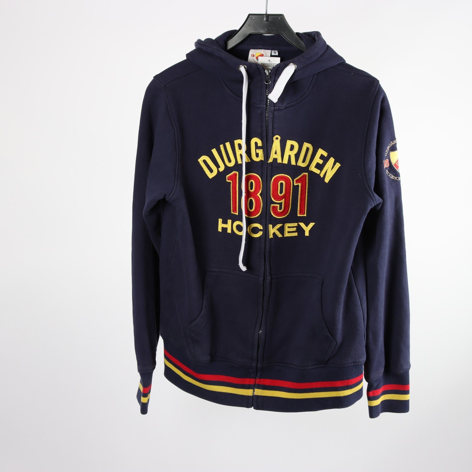 Hoodie, DIF Djurgården, blå, stl. S