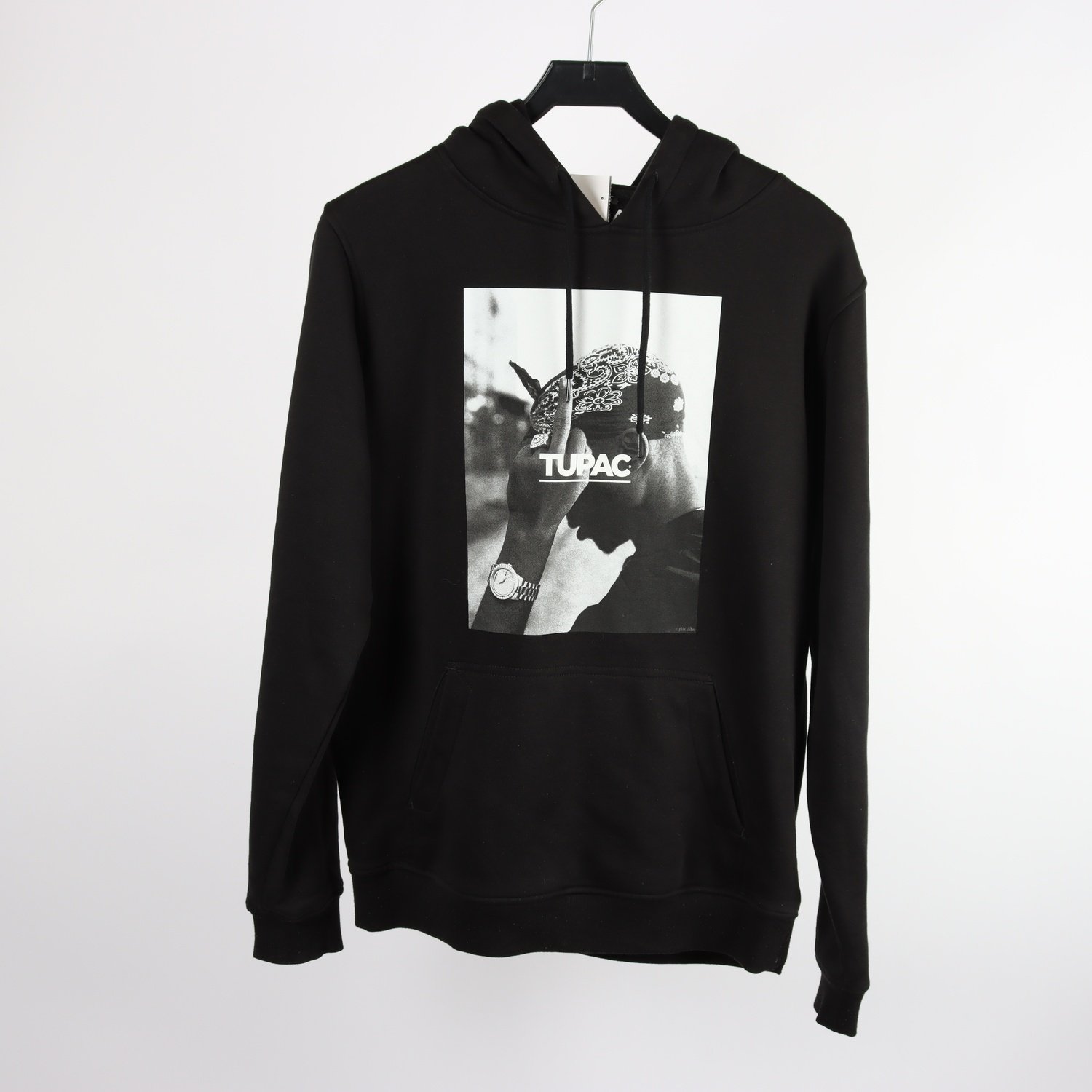 Hoodie, Tupac, svart, stl. M