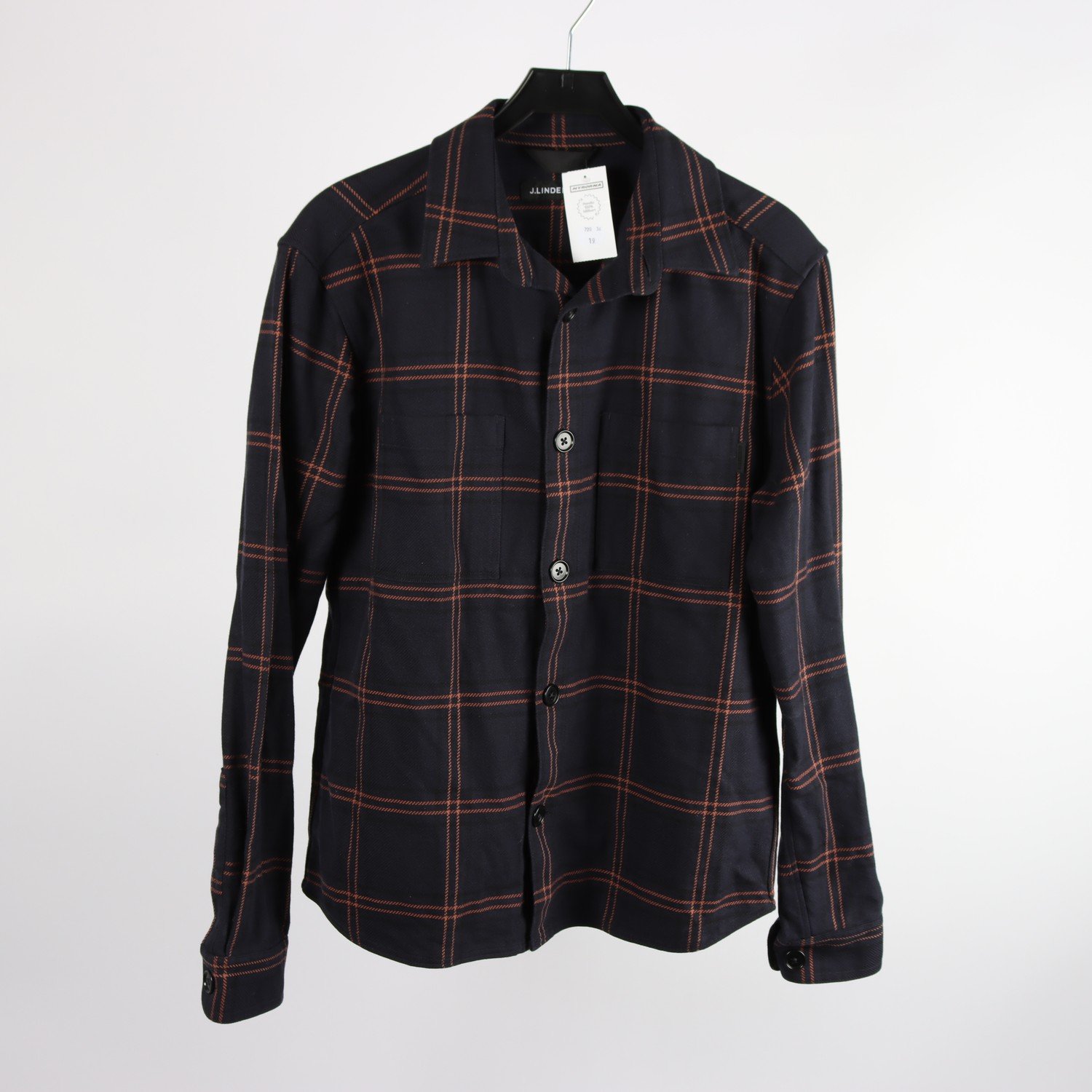 Overshirt, J.Lindeberg, blå, stl. M