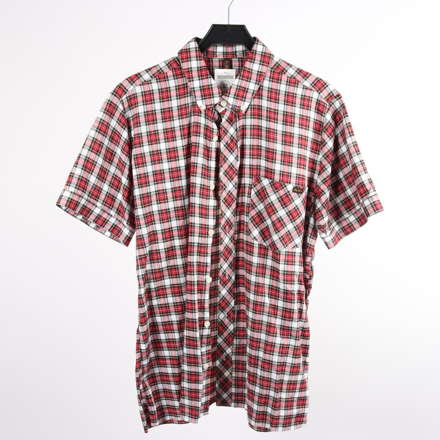 Skjorta, Nudie Jeans, rutig, stl. L