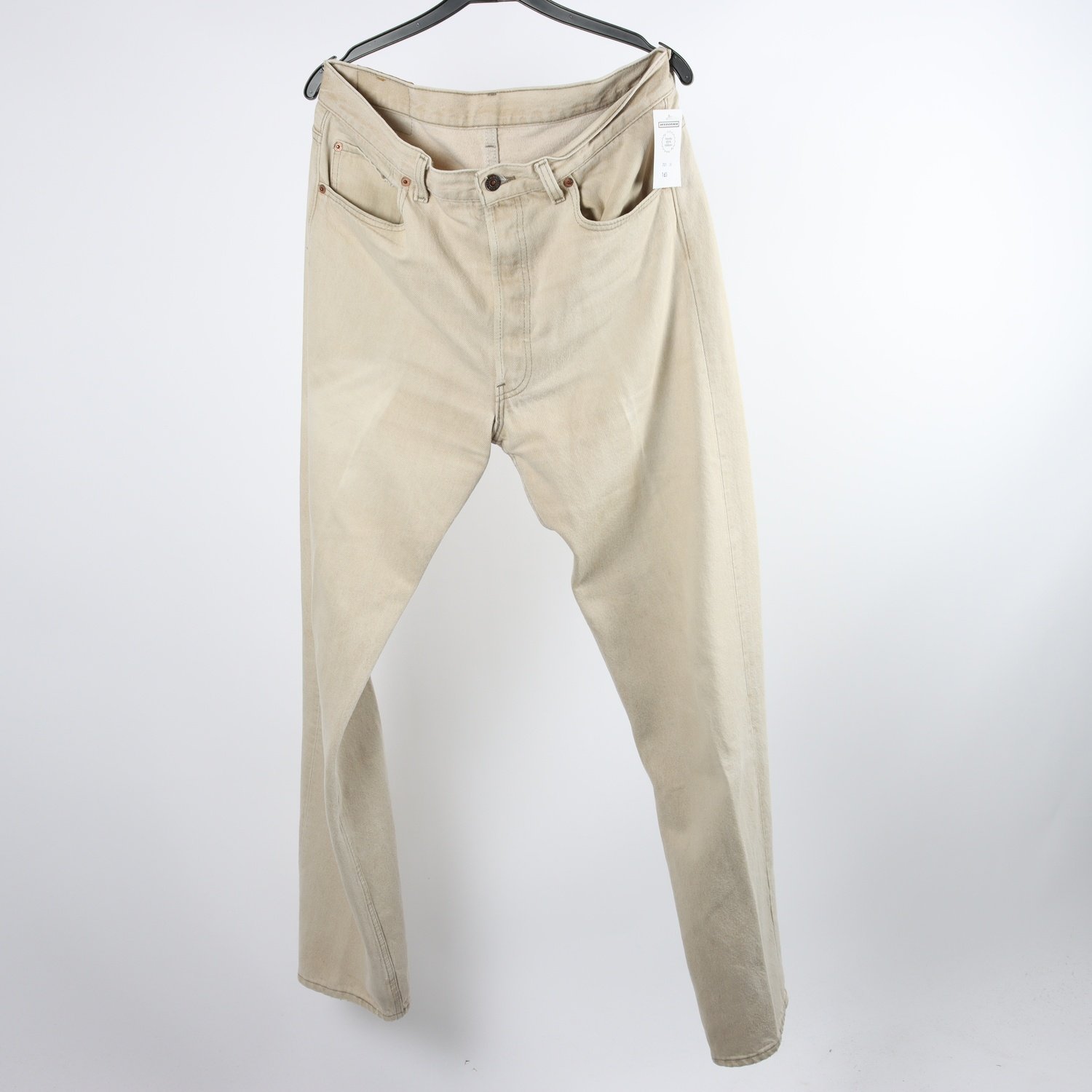 Jeans, Levis 501, beige, stl. 34/34