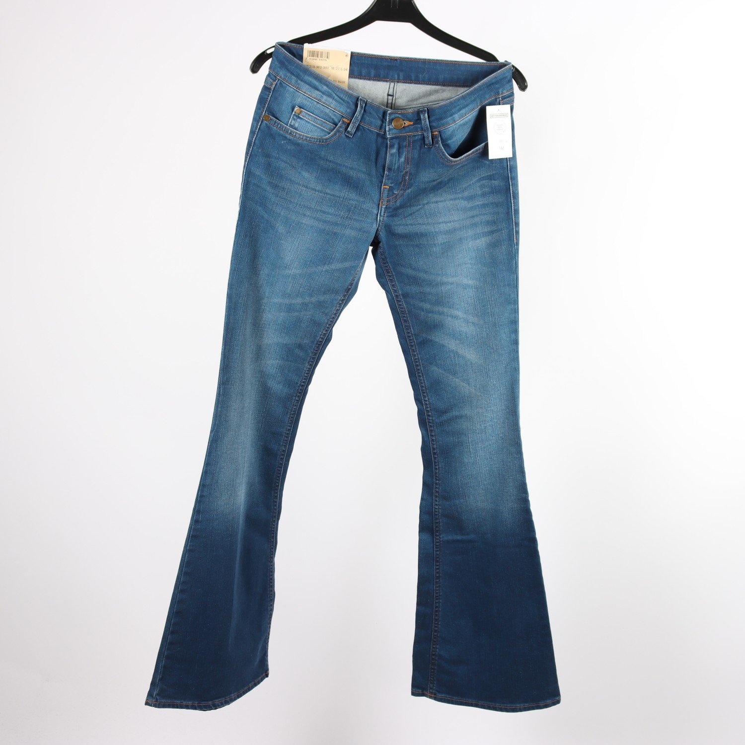 Jeans, Wrangler, blå, stl. W 27, L 34