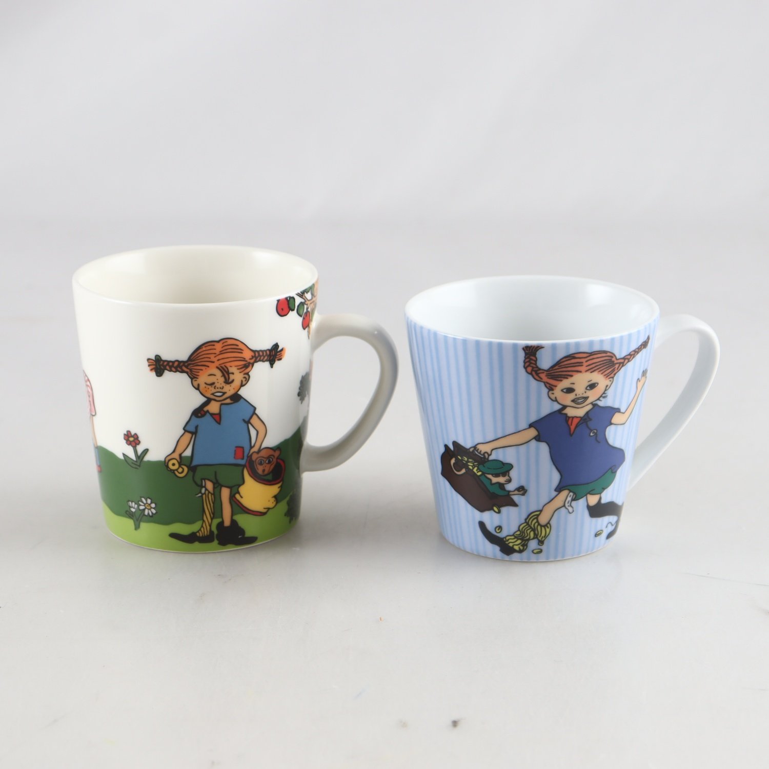Muggar, Pippi Långstrump, Rörstrand, 2 st