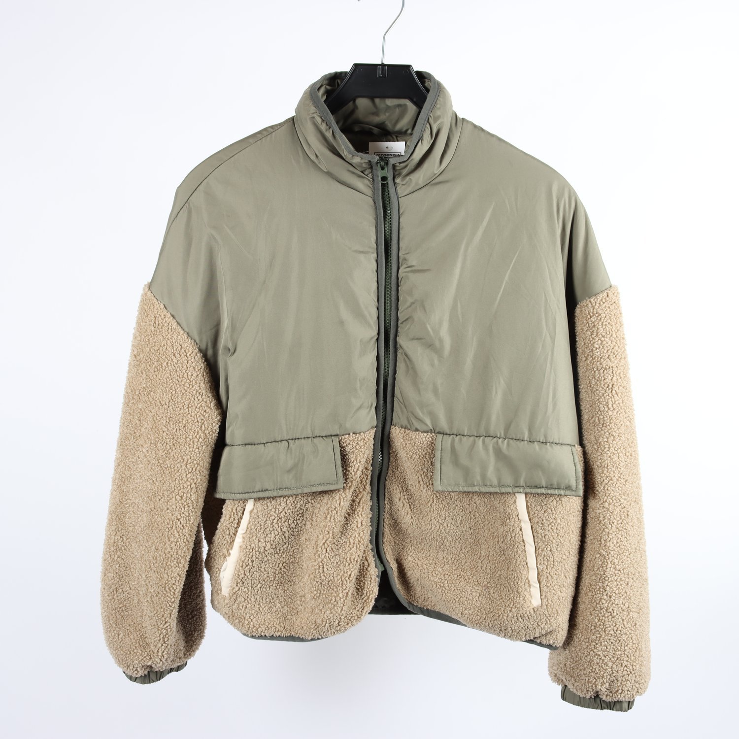 Jacka, Only. grön, beige, stl. M