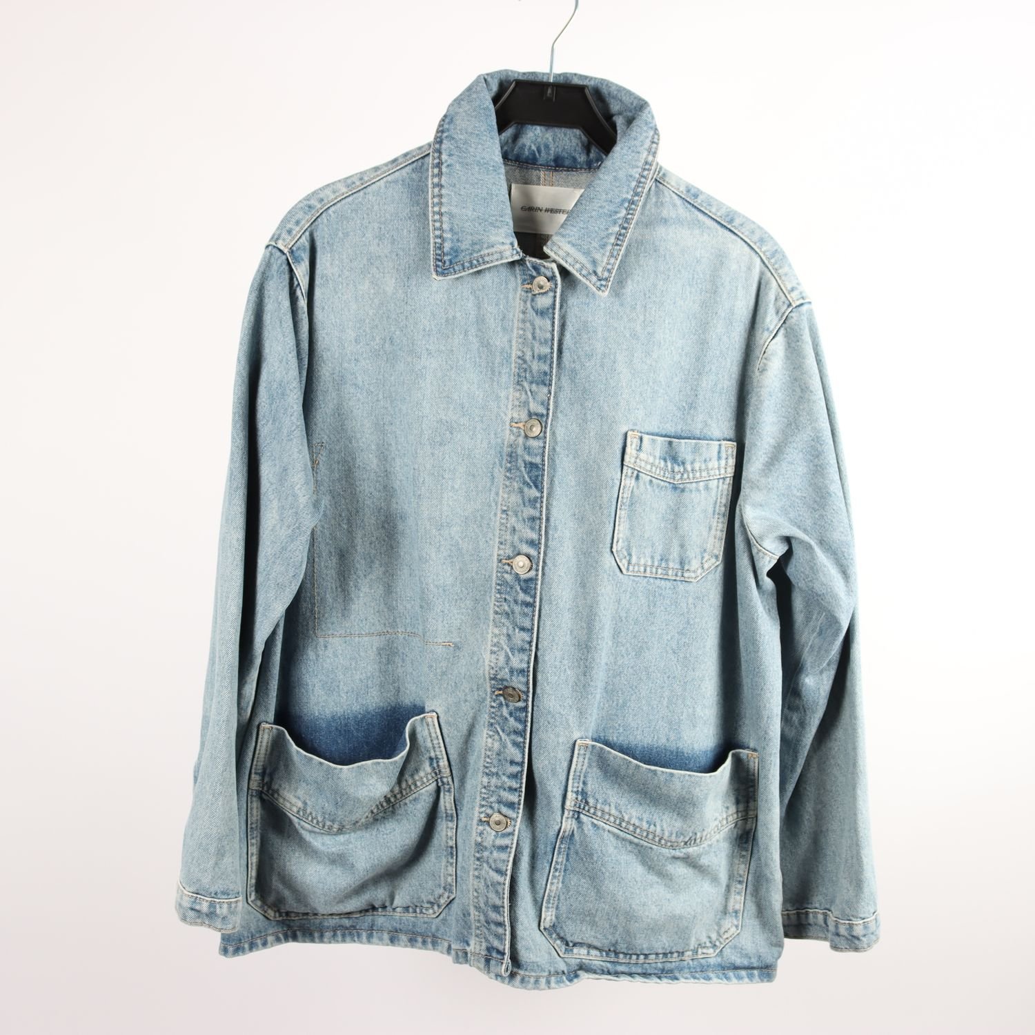 Jeansjacka, Carin Wester, blå, stl. S (oversize)