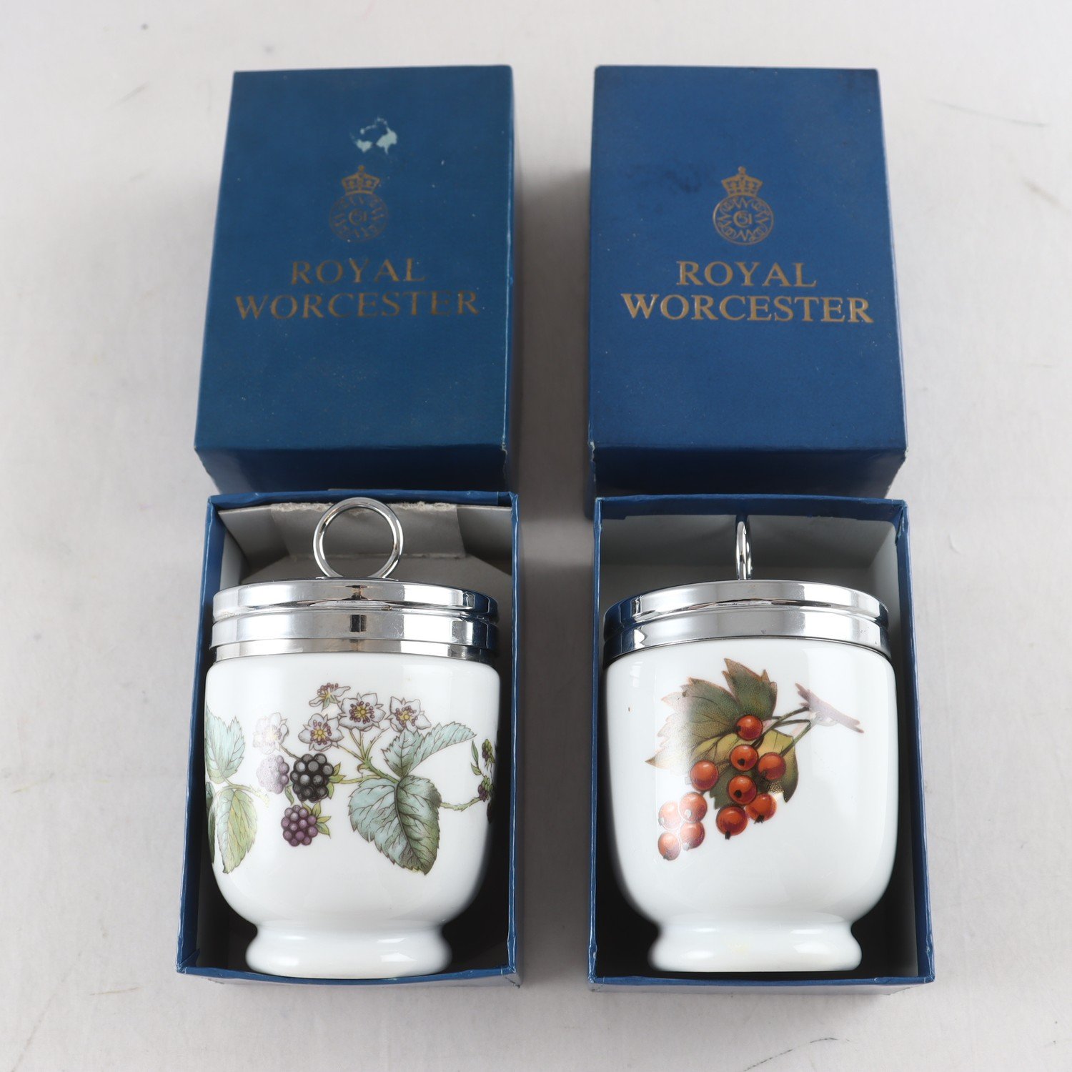 Äggcoddler, Royal Worcester, England, 2 st