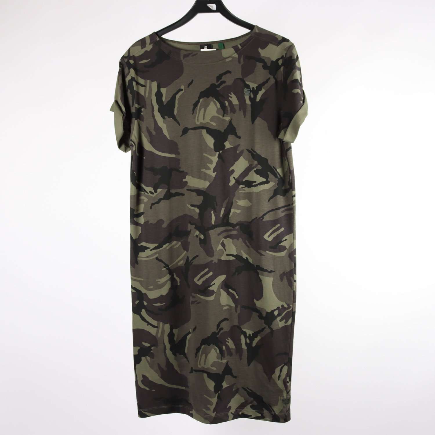 Klänning, G-Star Raw, grön, camouflage, stl. S