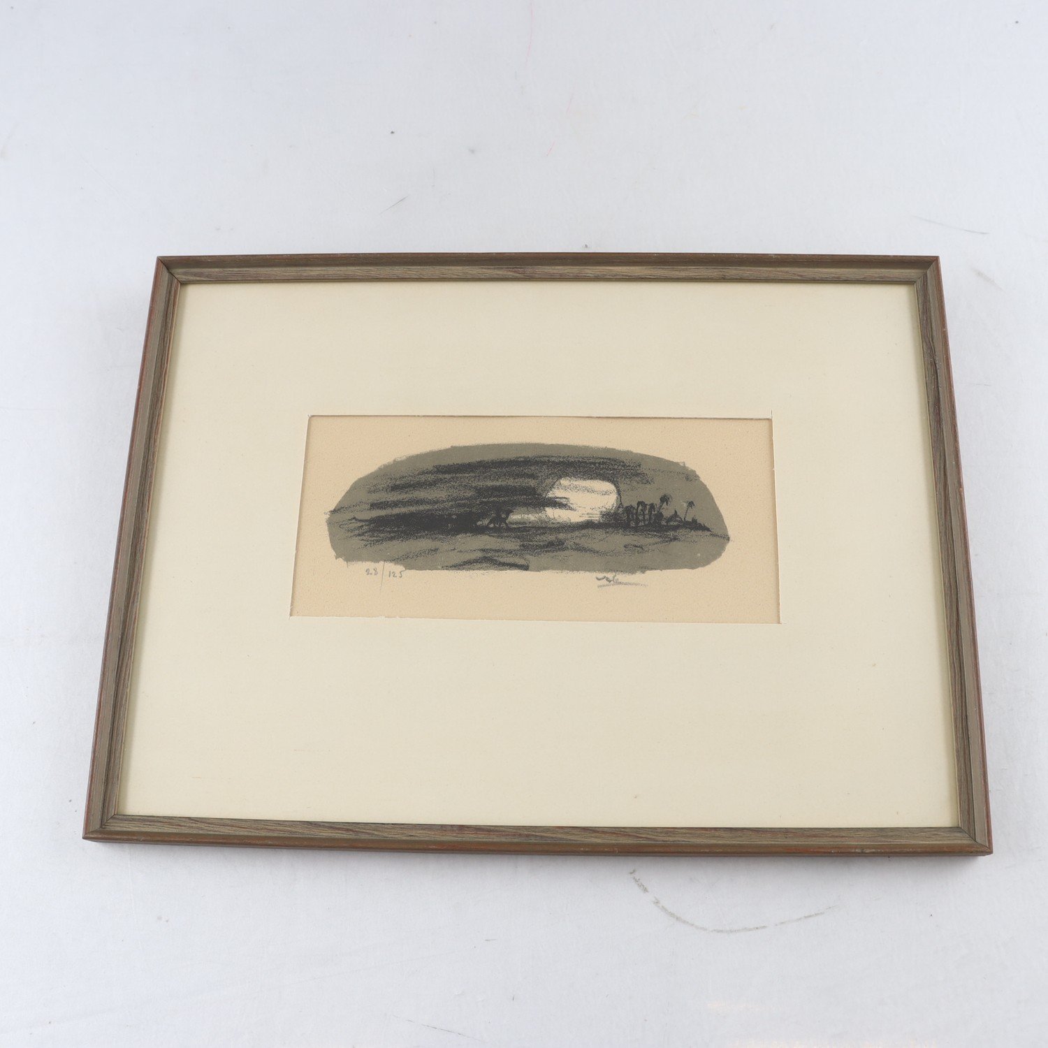 Etsning, Börje Veslen, (1903-1973), sign. 23/125. Samfraktas ej.