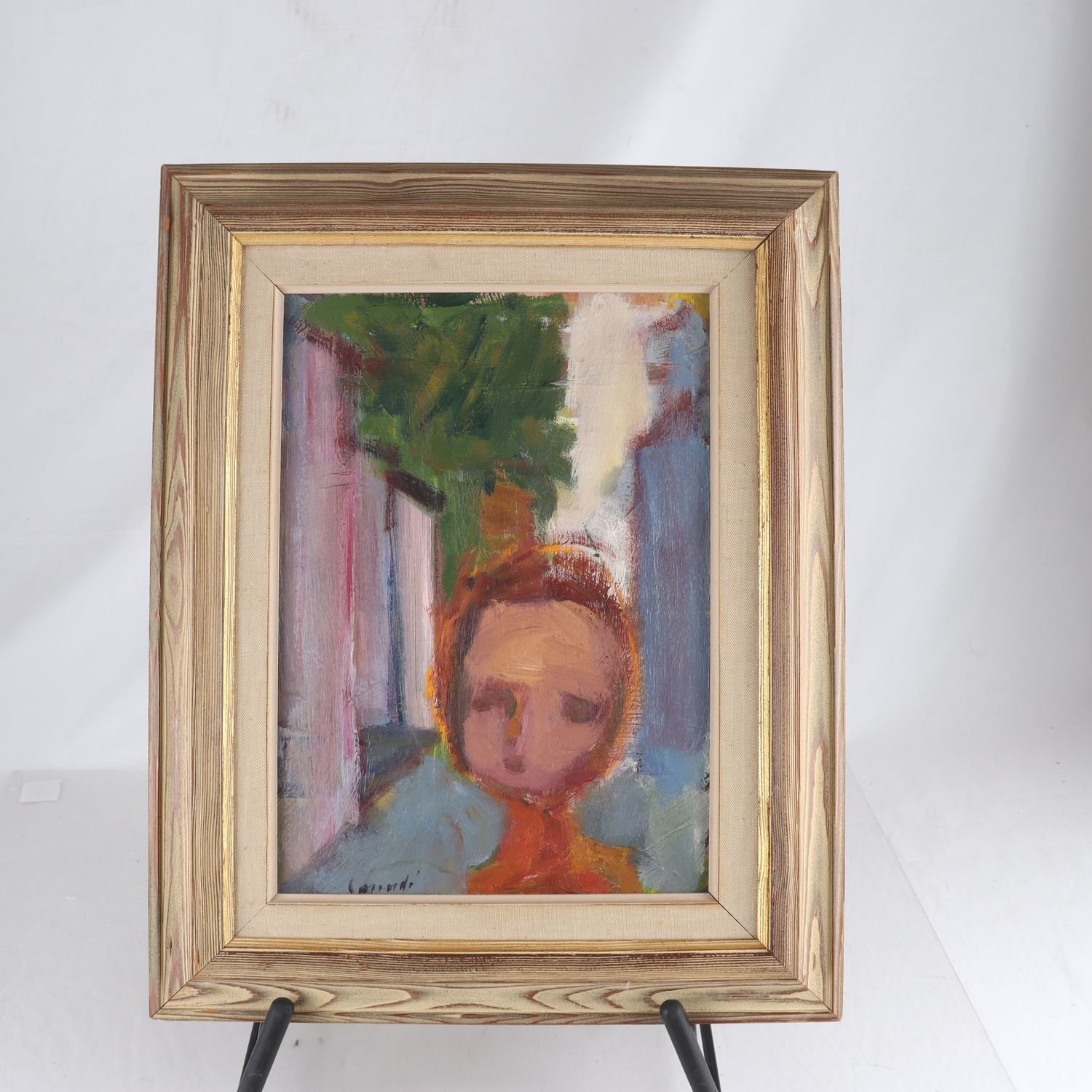 Olja på pannå, Curt Carendi,(1905-1971), signerad. Samfraktas ej.