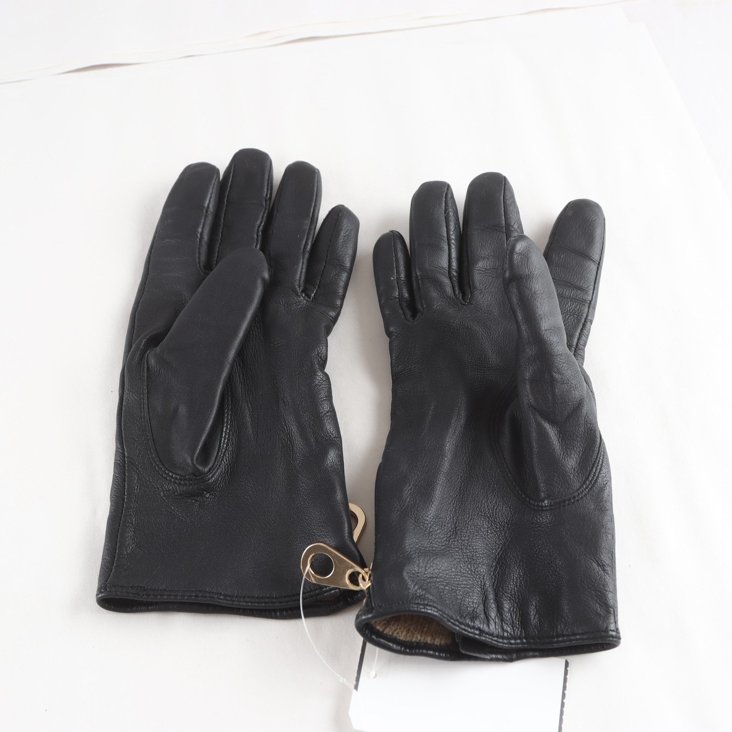 Handskar, Handsmakar’n, läder & ullblandning, stl. 7.5 (M)