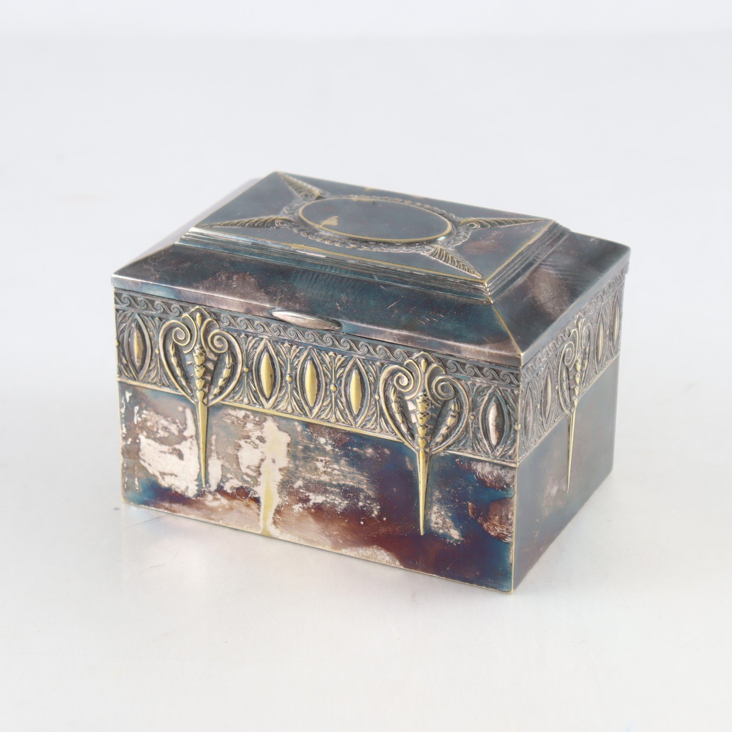 Skrin, nysilver, WMF, Jugend, (1890-1920), Tyskland