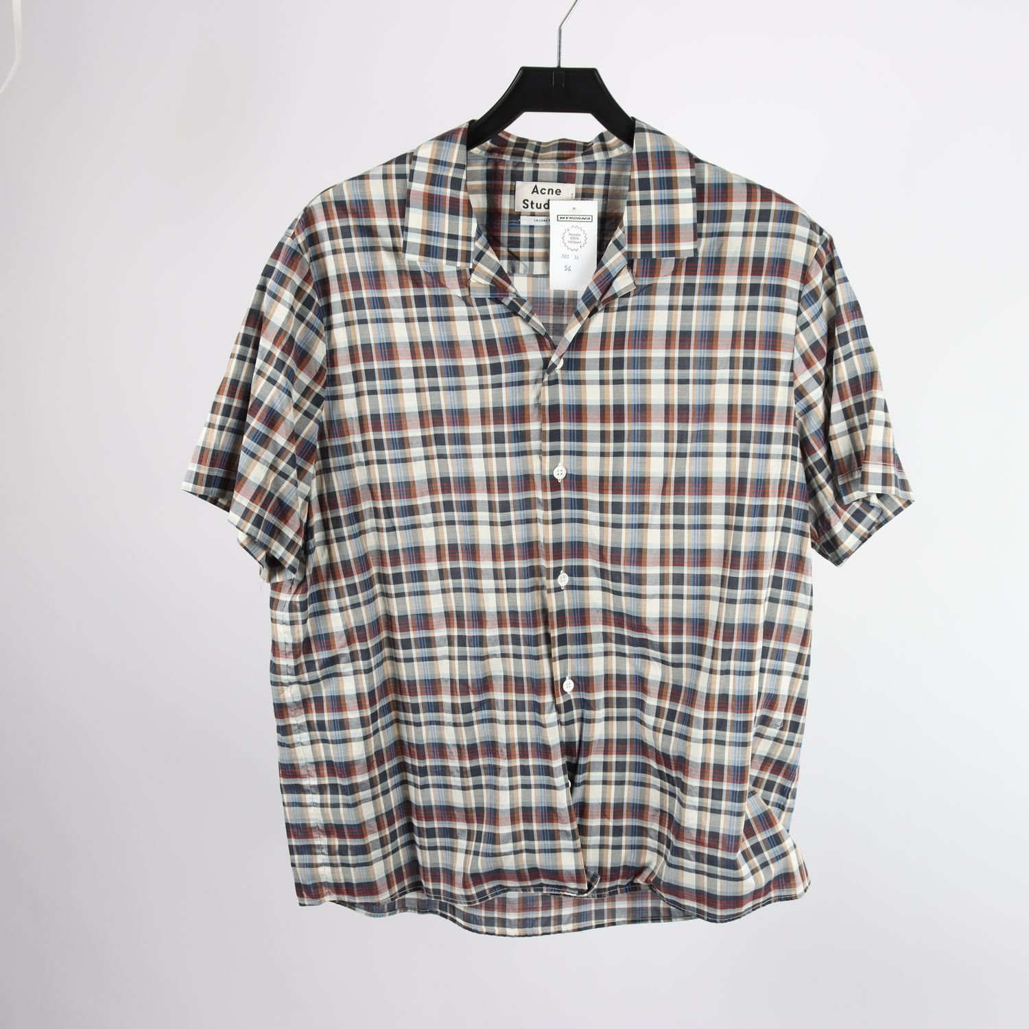 Skjorta, Acne Studios, rutig, stl. 50