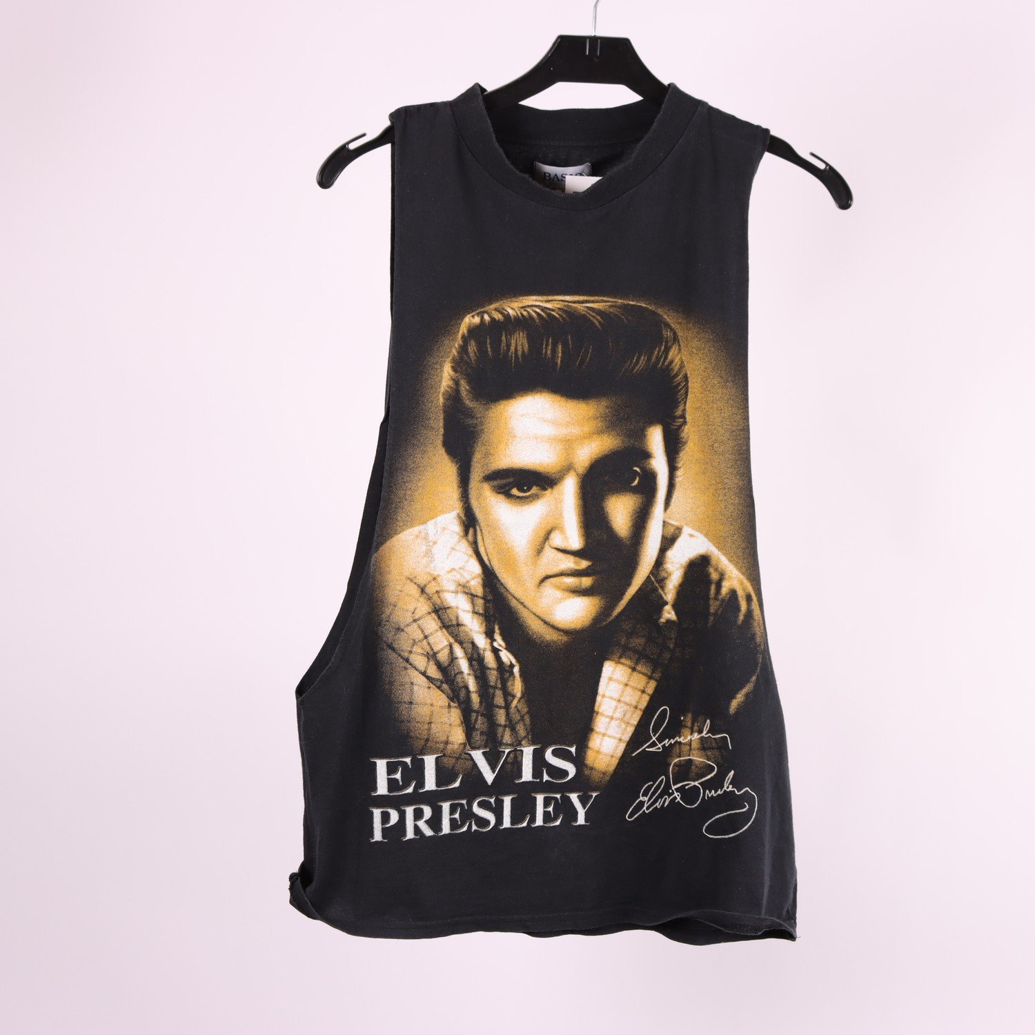 Linne, Basic, Elvis Presley, svart, stl. S