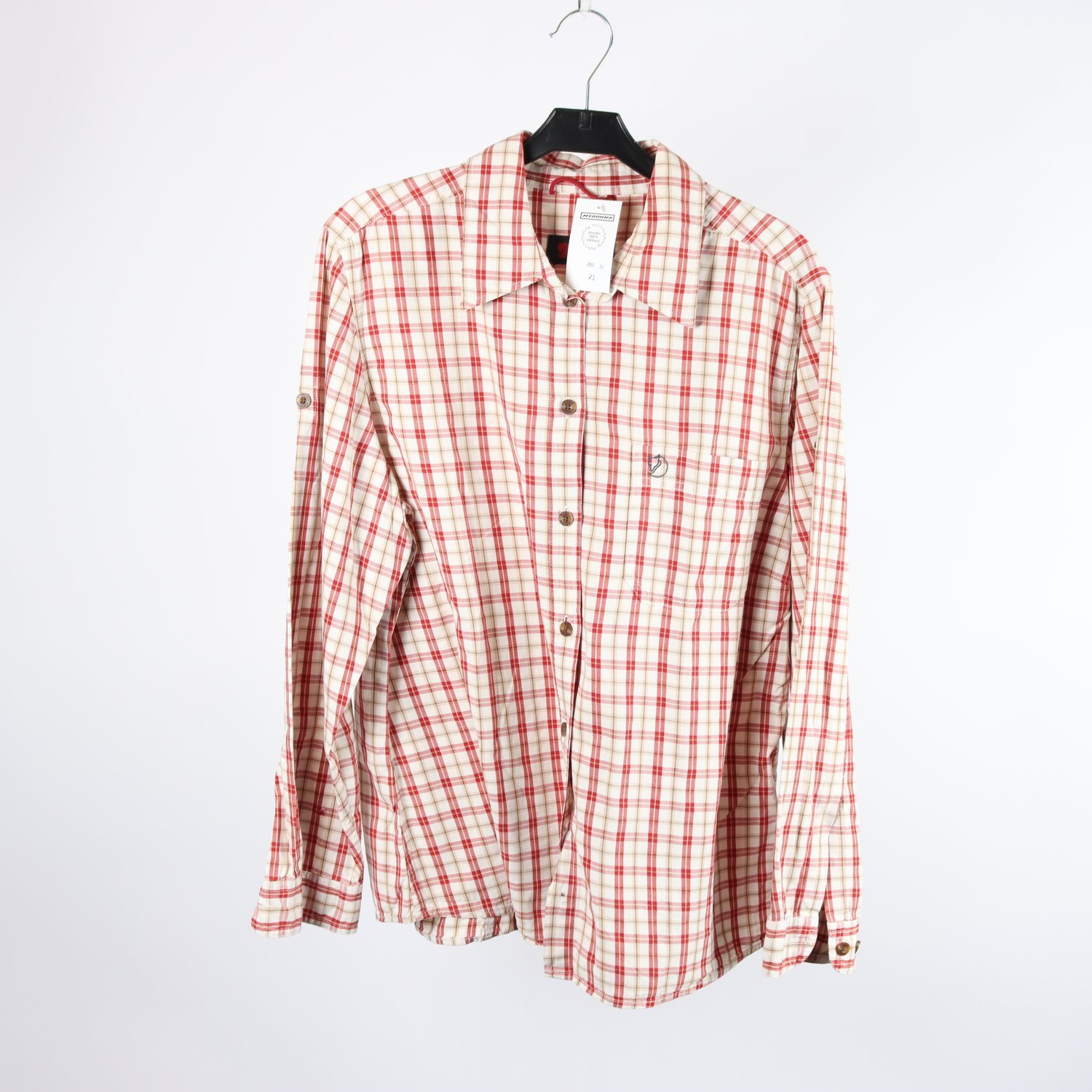 Skjorta, Fjällräven, rutig, stl. XL
