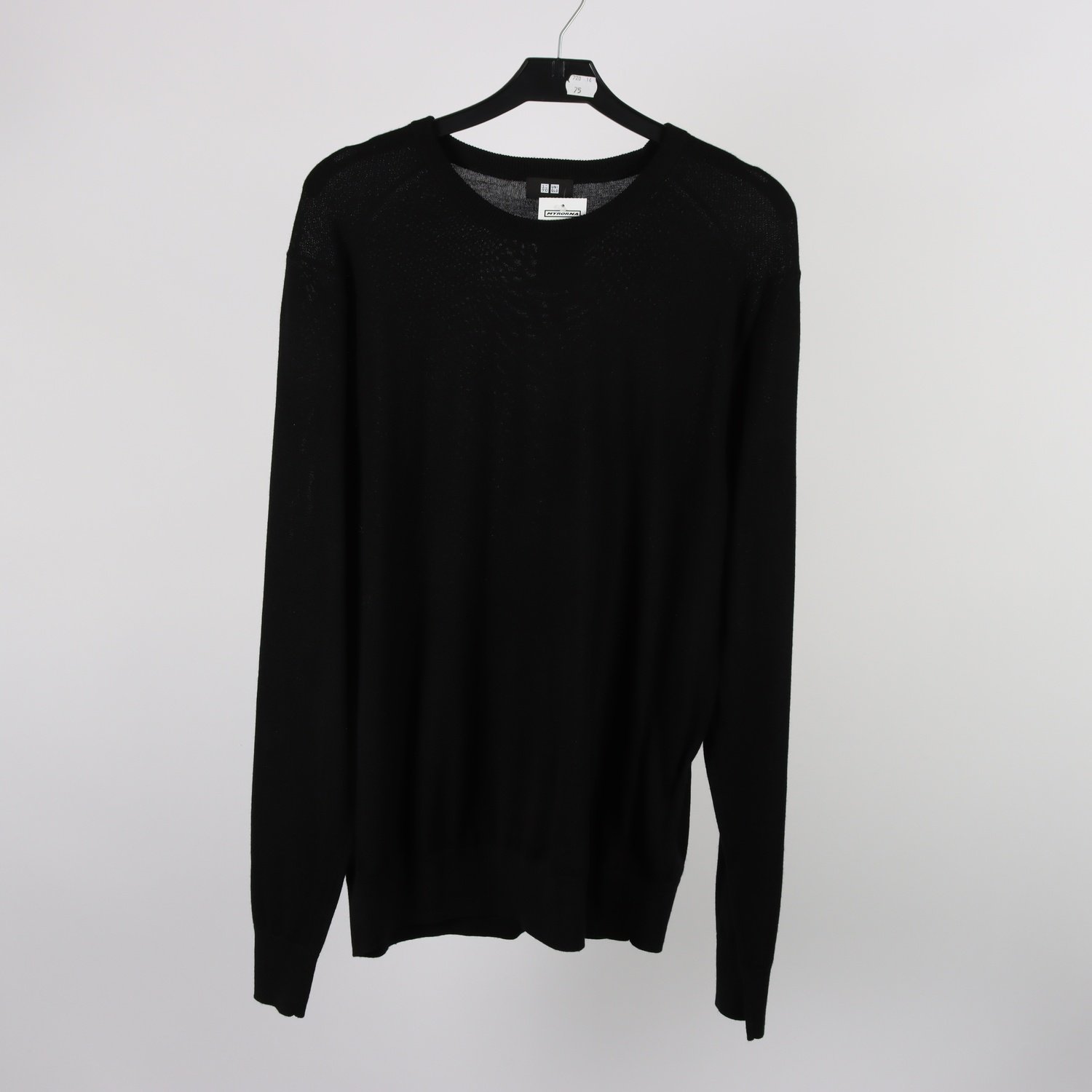 Tröja, Uniqlo, svart, ull, stl. M.