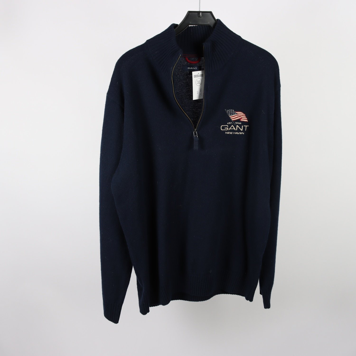 Tröja, Gant, blå, ull, stl. 2XL.