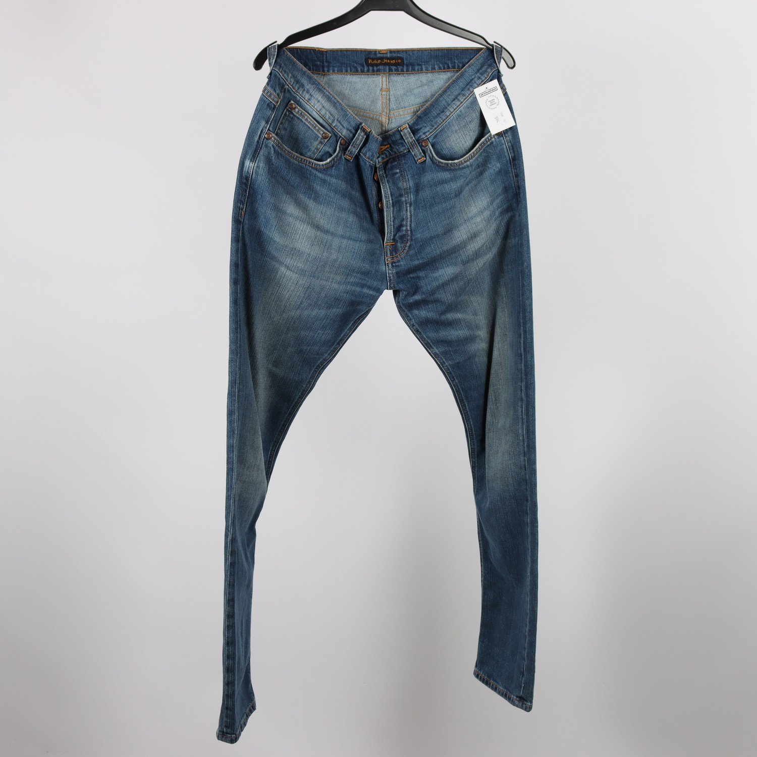 Jeans, Nudie Jeans, Dude Dan, blå, stl. 31/34.