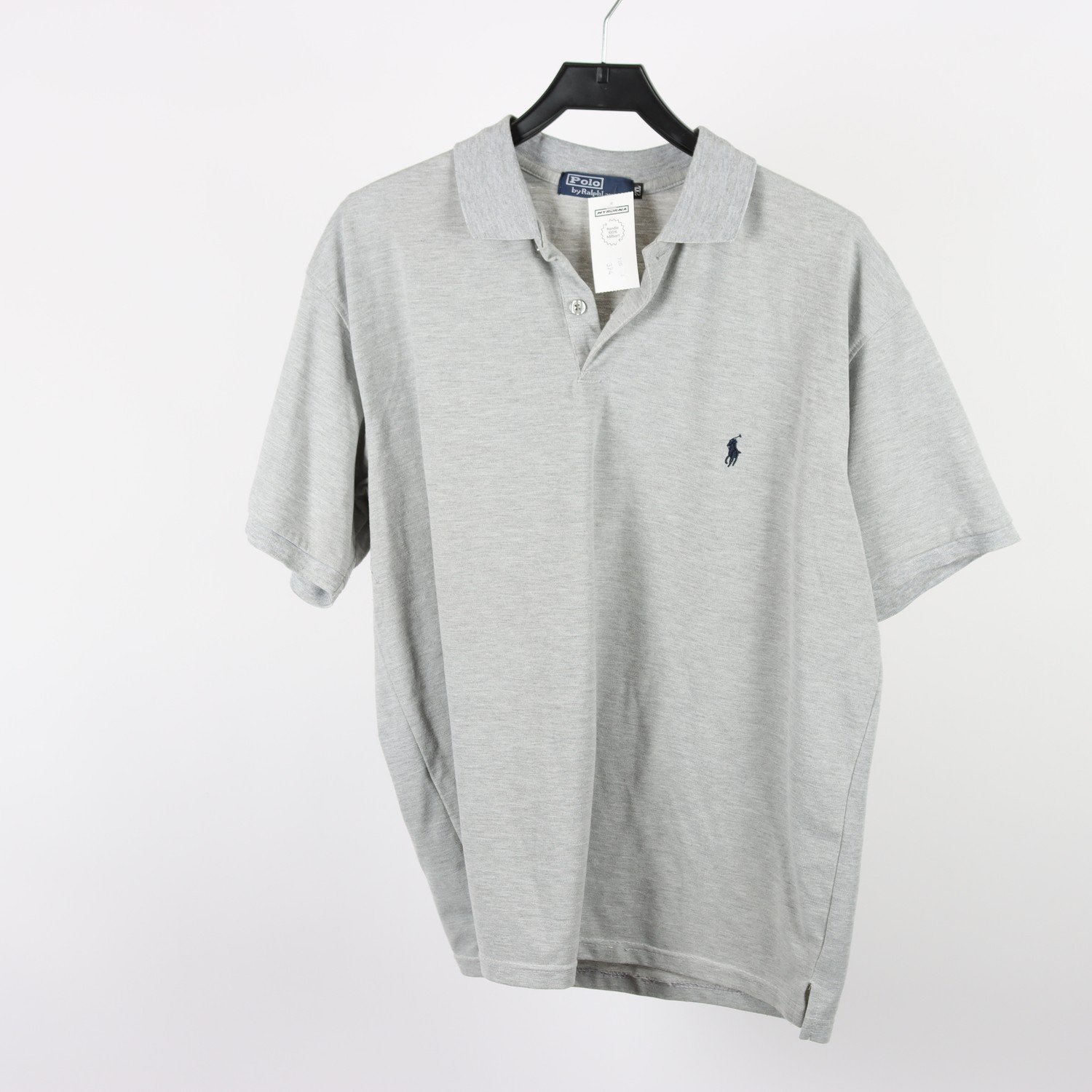 Piké, Polo Ralph Lauren, grå, stl. 2XL.