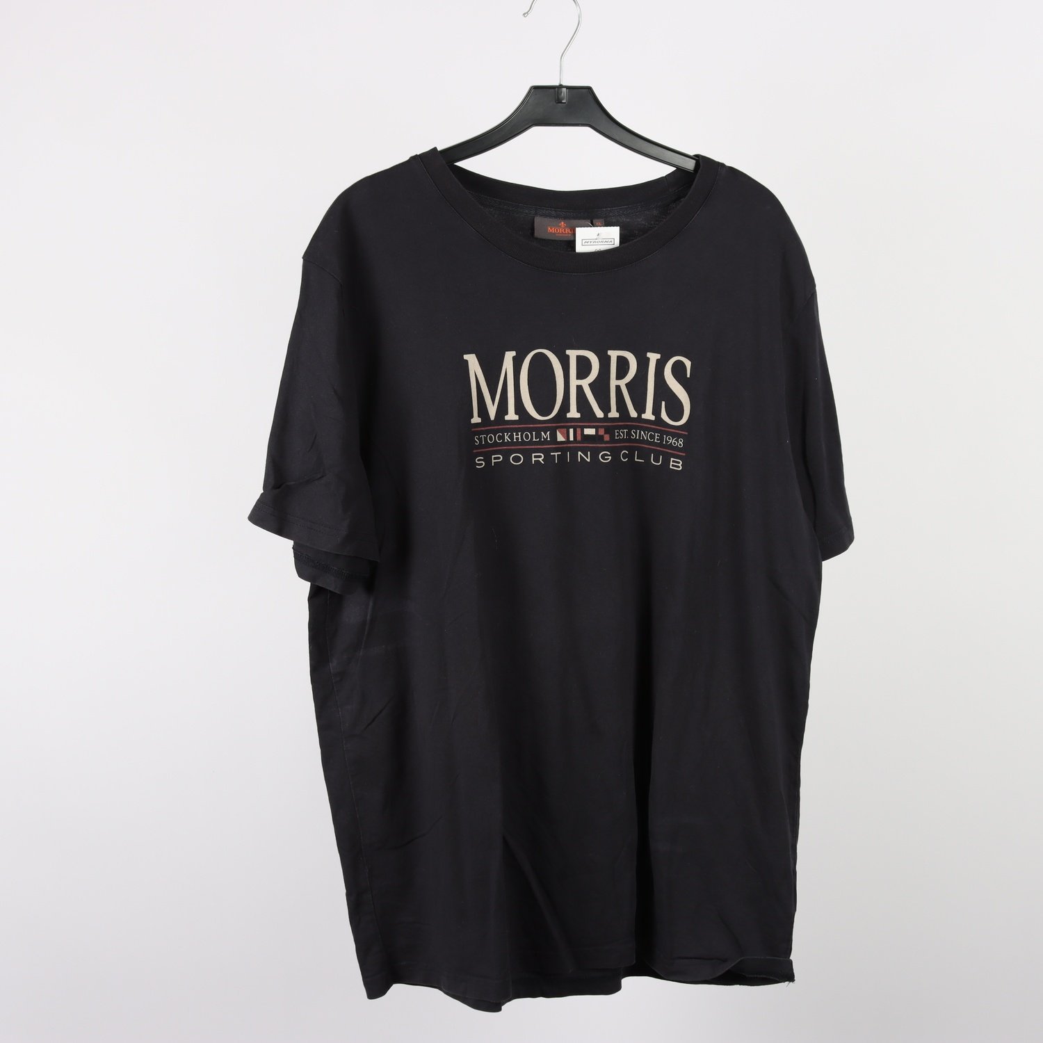 T-shirt, Morris, svart, stl. XL.