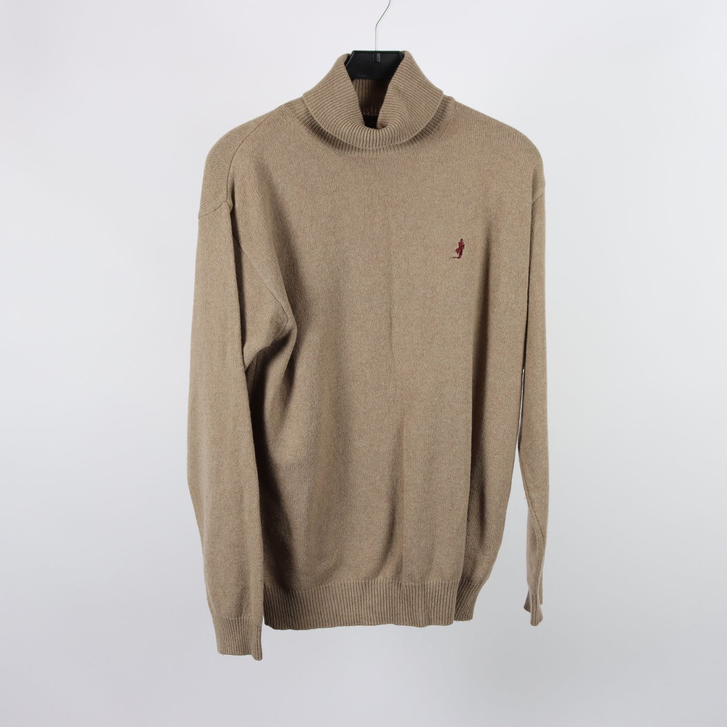 Polotröja, Marlboro Classics, beige, ull, stl. M.