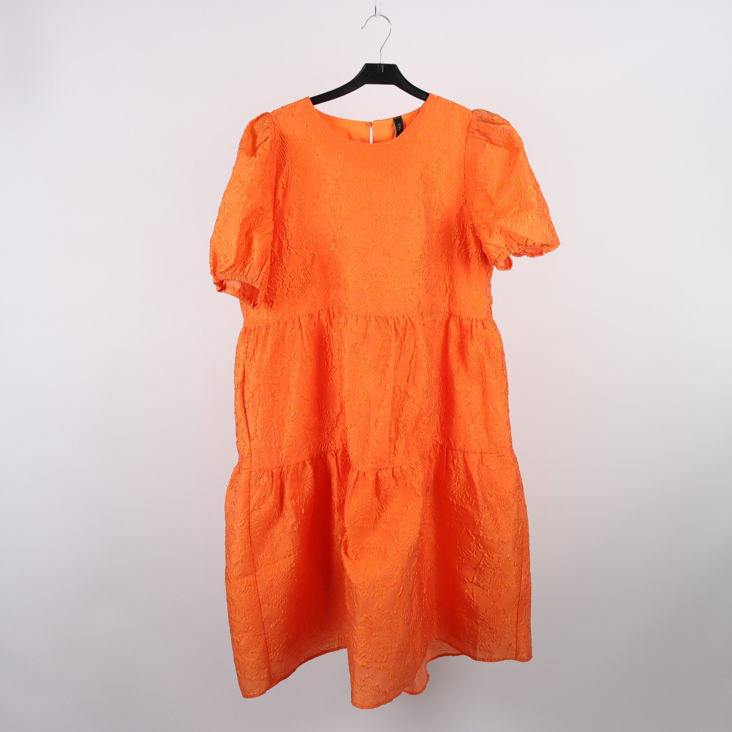 Klänning, Y.A.S, orange, struktur, stl. XL.