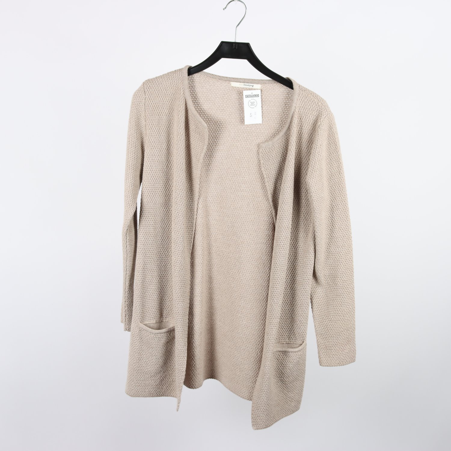 Kofta, Sibin Linnebjerg, beige, ullblandning, stl. S.