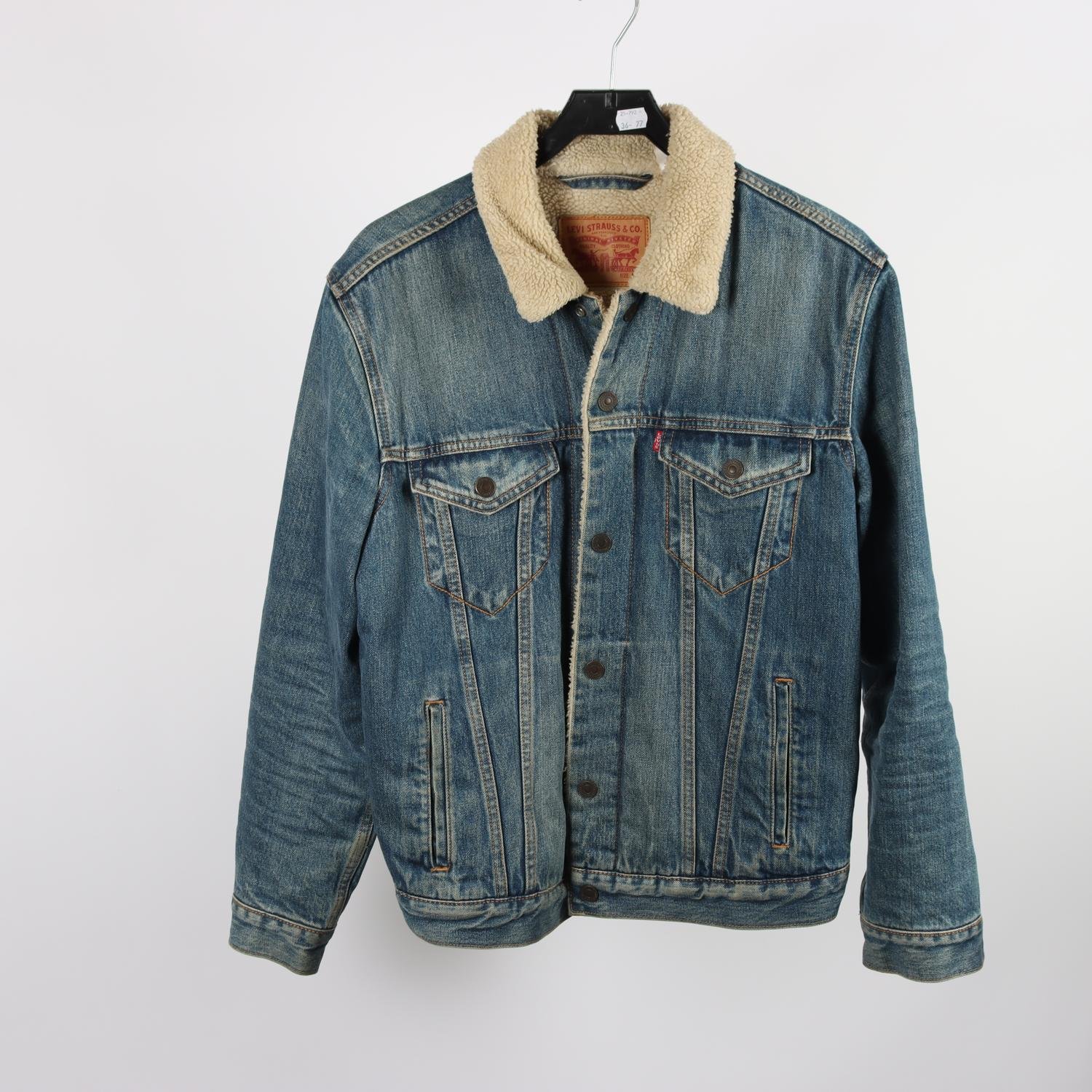 Fodrad jeansjacka, Levi’s, stl. M