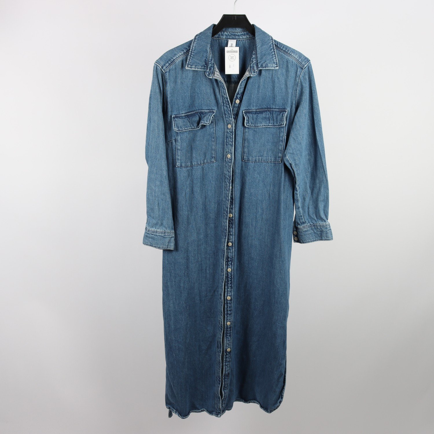 Jeanskappa/klänning, & Denim, blå, stl. M.