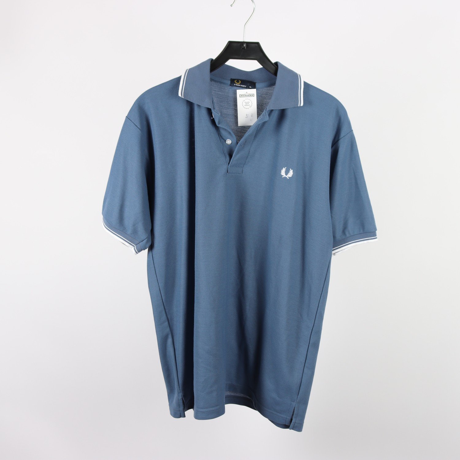 Piké, Fred Perry, blå, stl. XL.