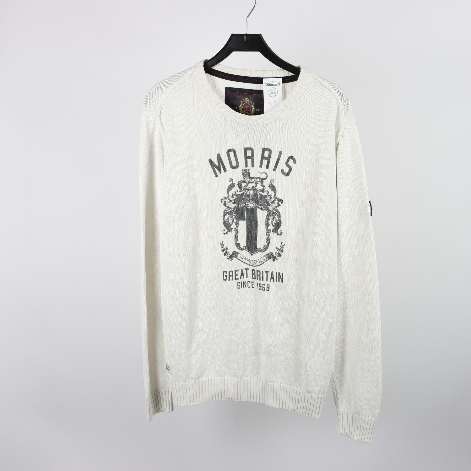 Tröja, Morris, vit, stl. XL.