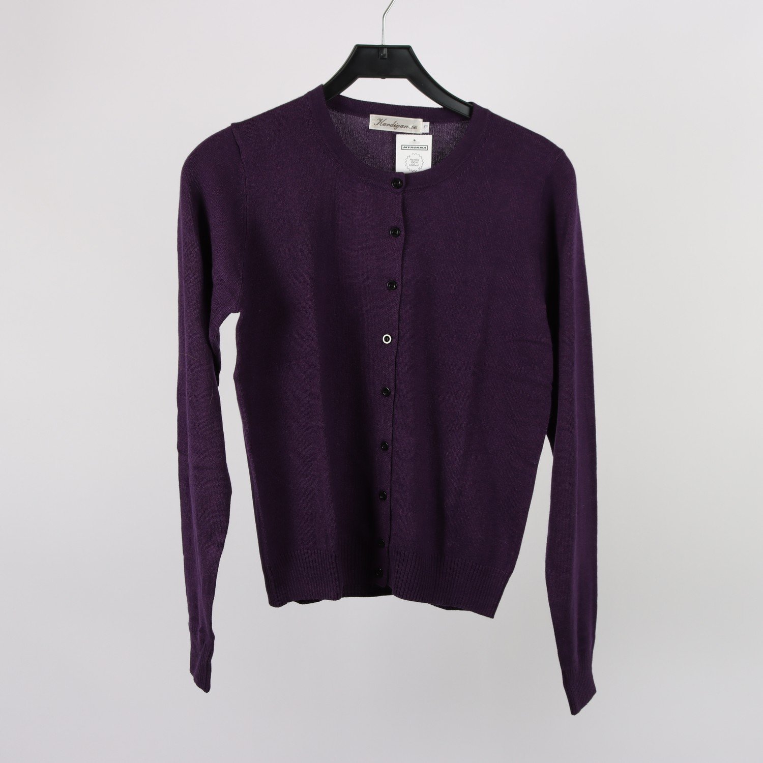 Kofta, Kardigan, lila, silk/cashmere, stl. L