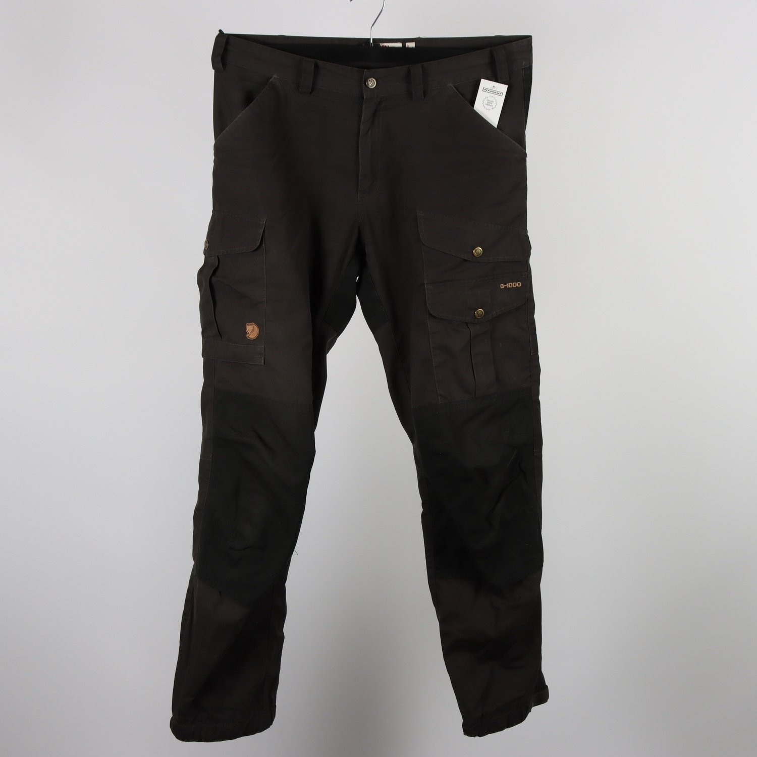Fritidsbyxor, Fjällräven, G-1000, svart/brun, stl. 52