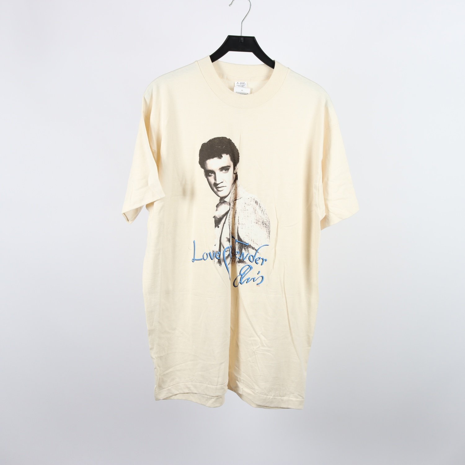 T-shirt, Fruit of the Loom, Elvis Presley, beige, stl. XL
