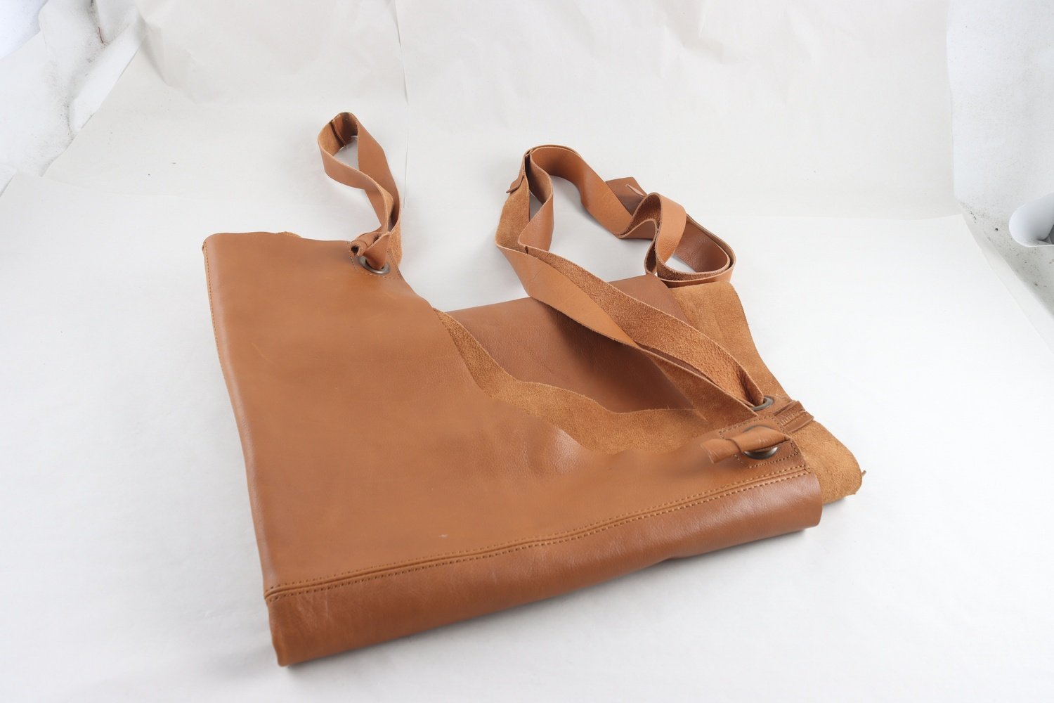 Skinnförkläde, ICA Selection, brun